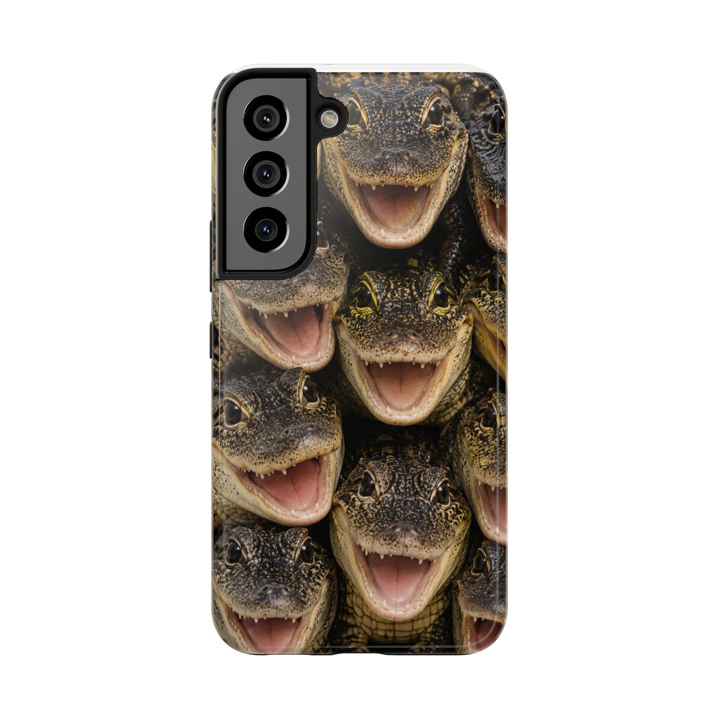 Alligator Smile Tough Phone Case — Funny Gator Print Protective Phone Cover
