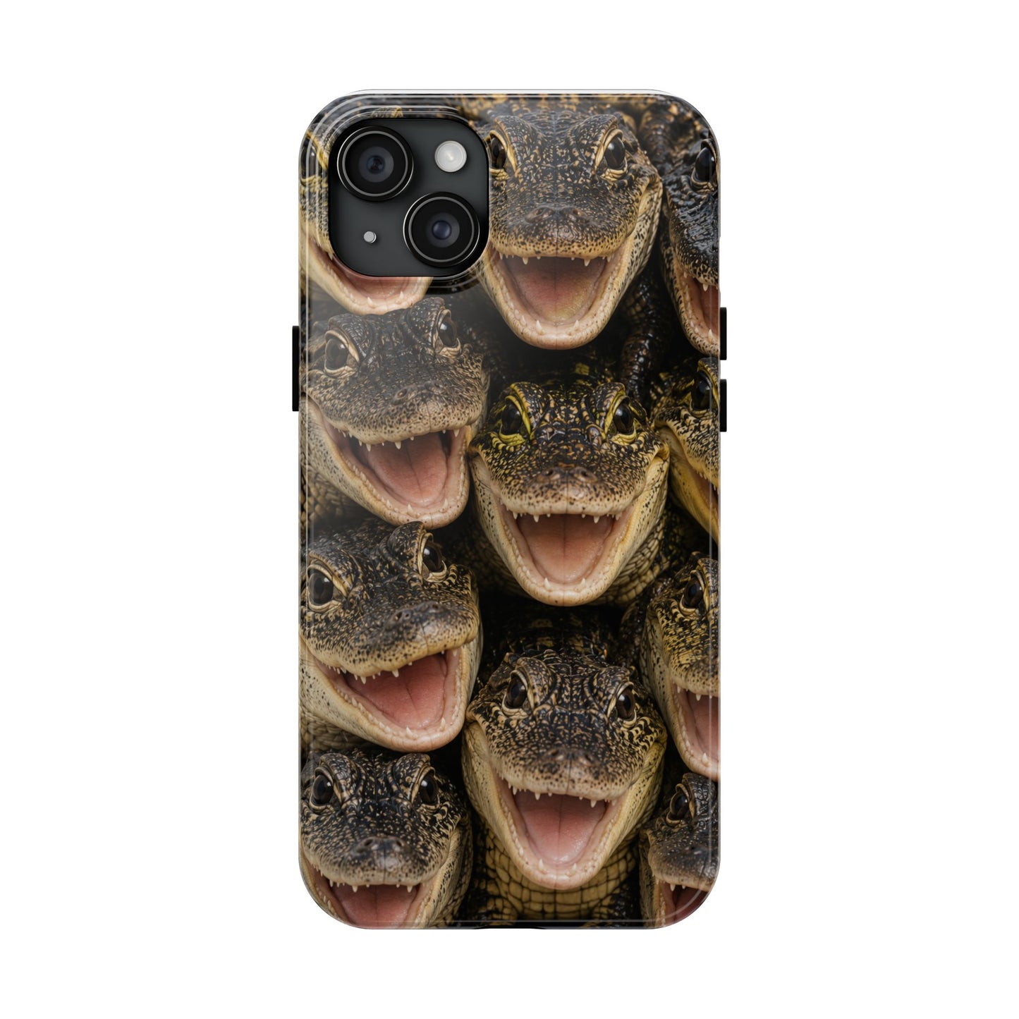 Alligator Smile Tough Phone Case — Funny Gator Print Protective Phone Cover