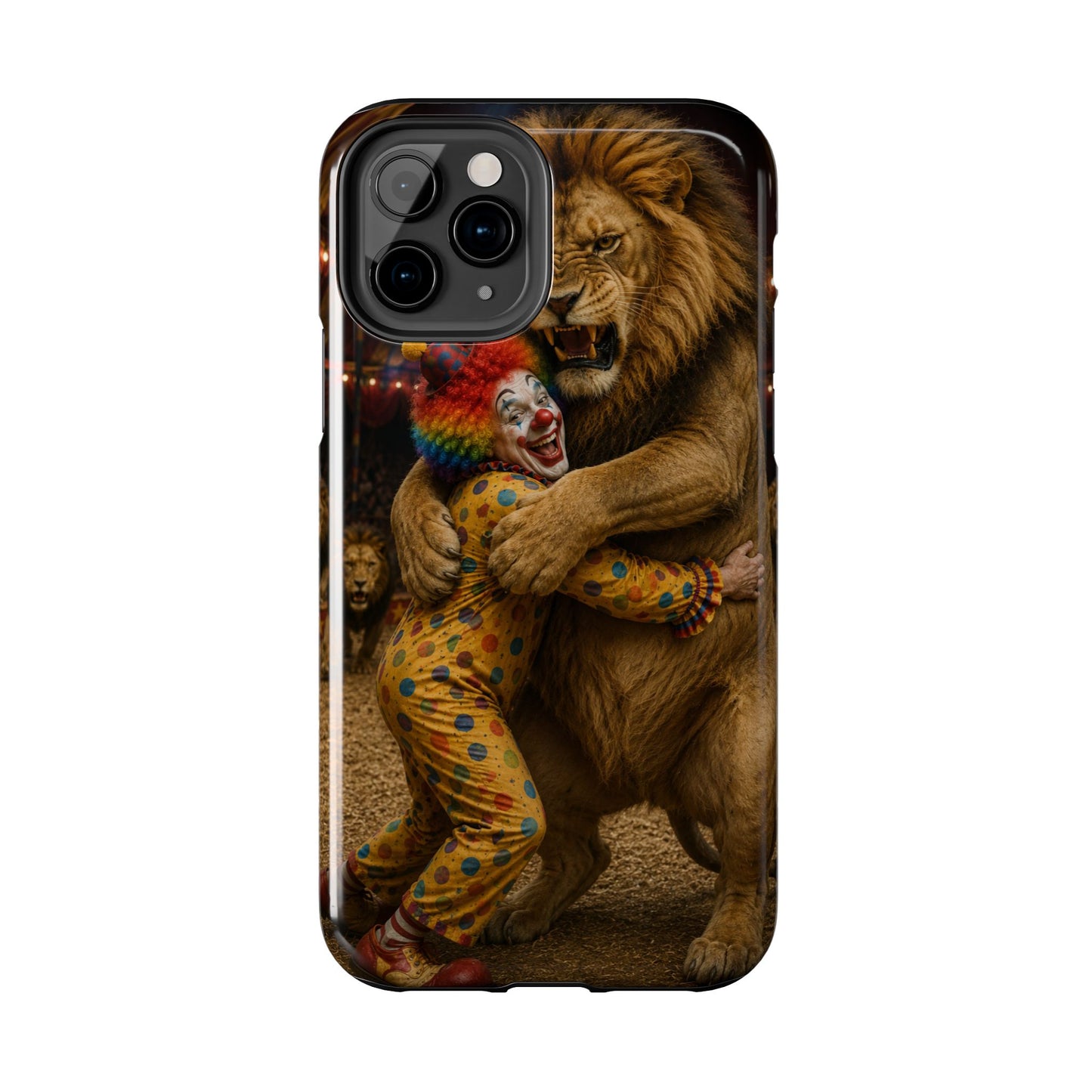 Phone Case — Lion Embrace Clown Tough Protective Case