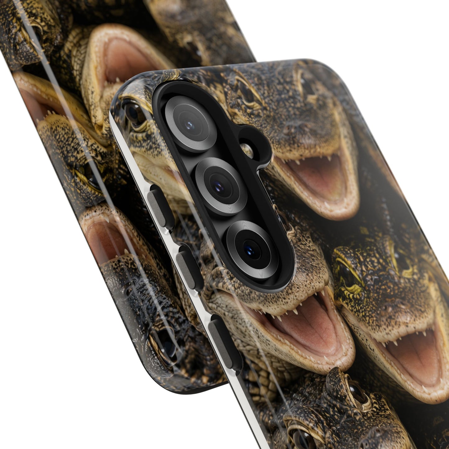 Alligator Smile Tough Phone Case — Funny Gator Print Protective Phone Cover
