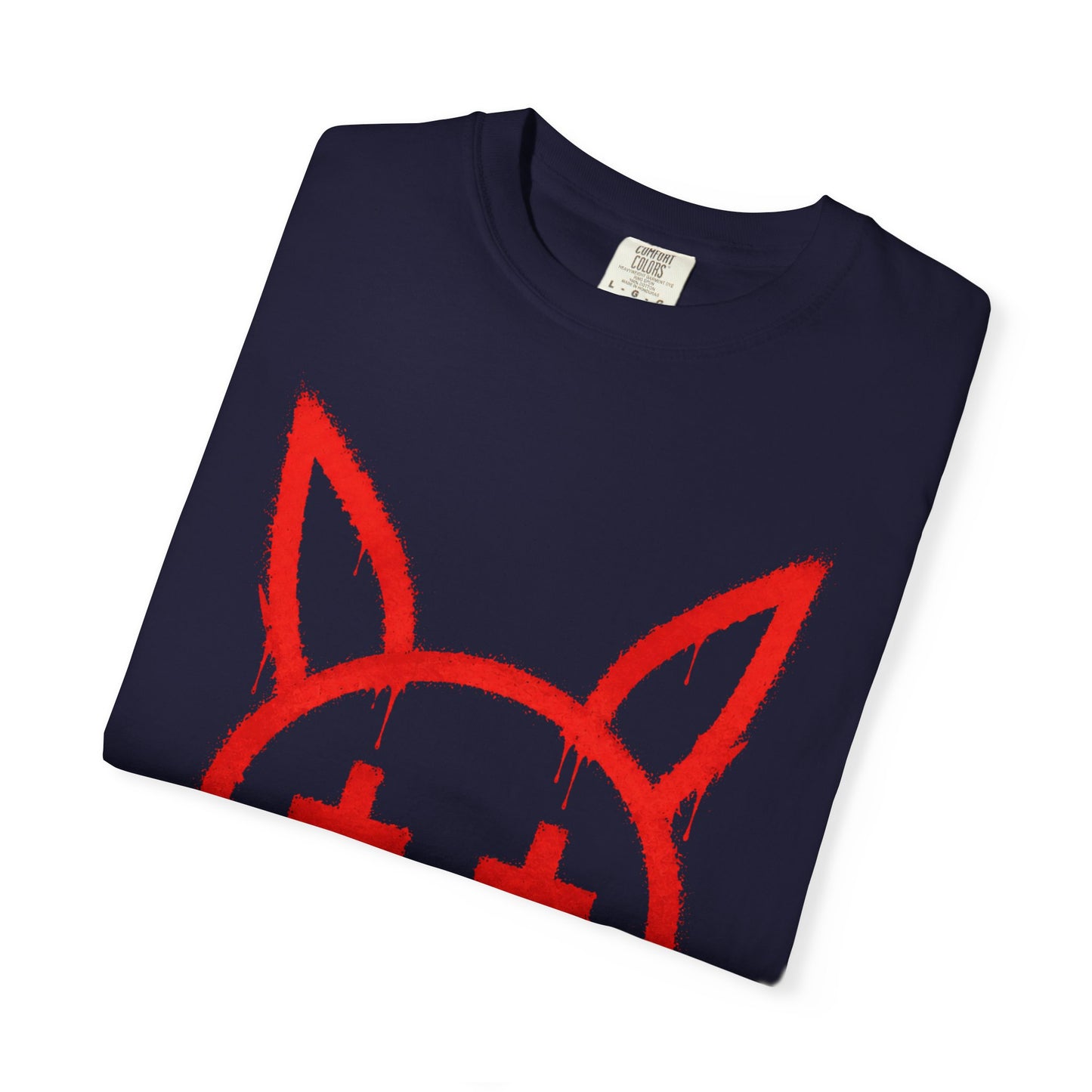 Metallic Souls Graffiti Bunny Heavyweight Streetwear T-Shirt