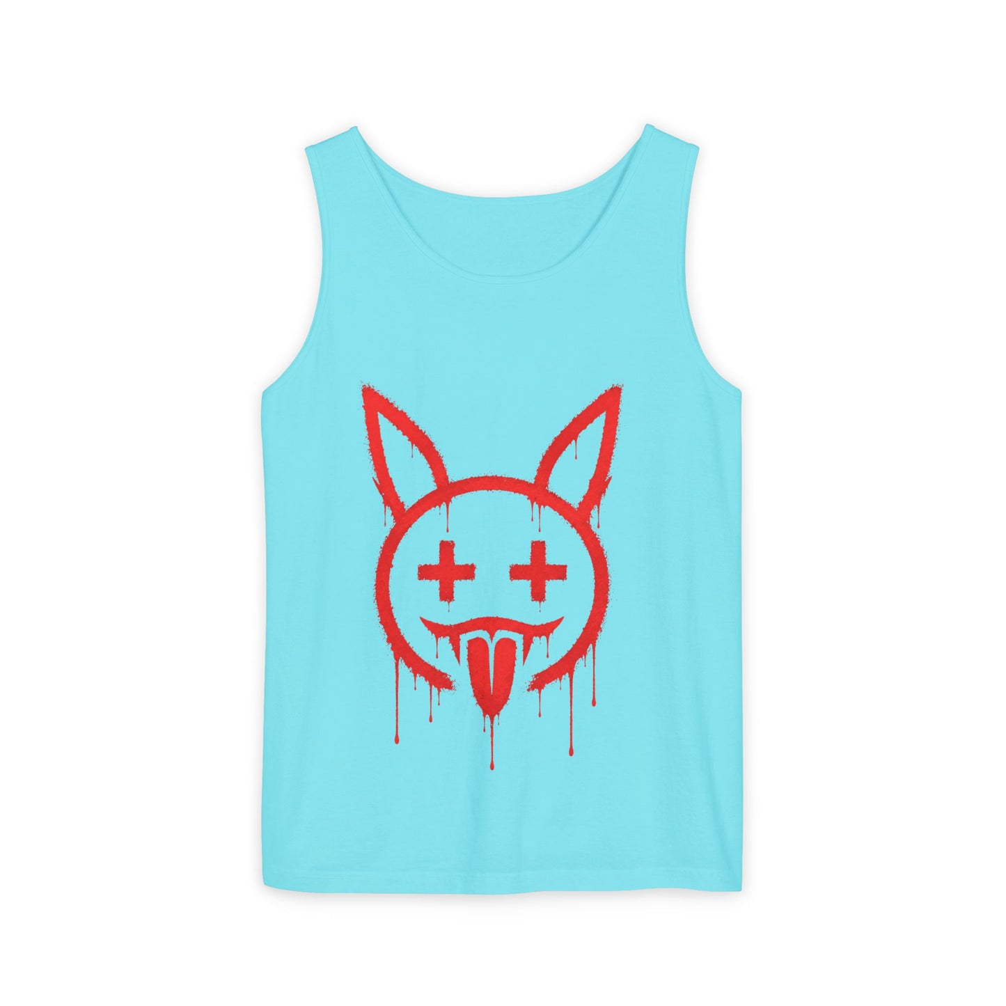 Metallic Souls Graffiti Bunny Streetwear Graphic T-Shirt