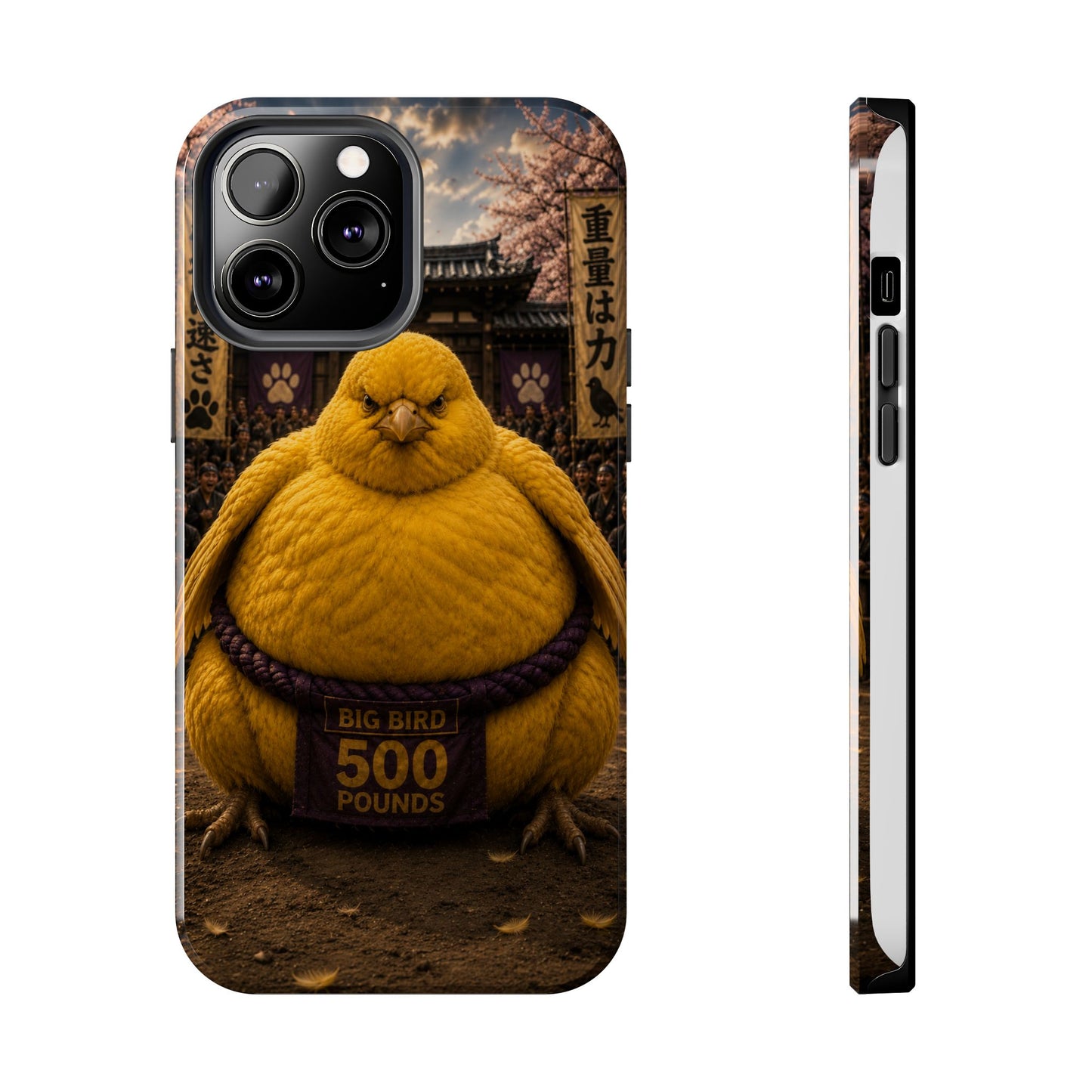 Big Bird Tough Phone Case - 500 Pounds Chubby Bird Protective Cover