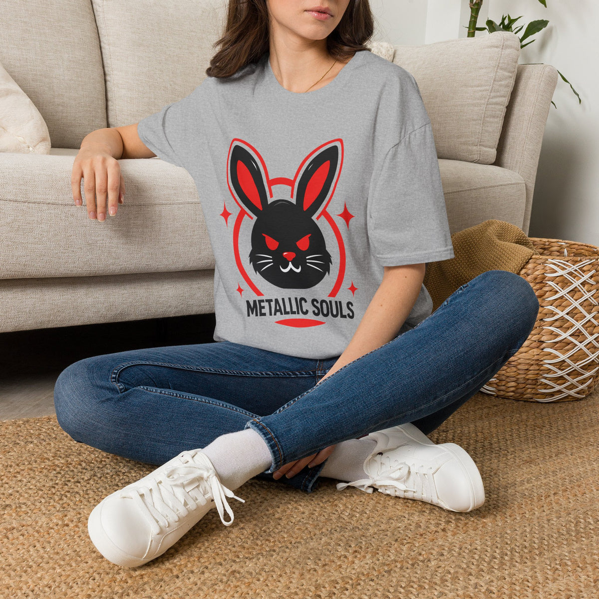 Metallic Souls Bunny Logo T-Shirt