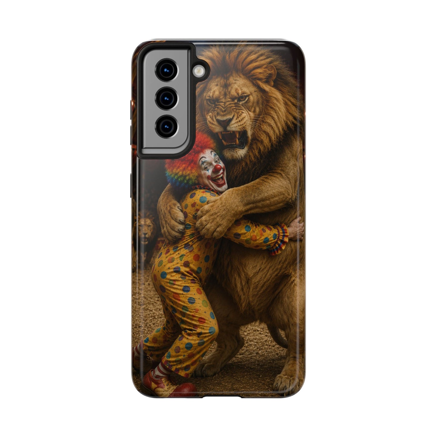 Phone Case — Lion Embrace Clown Tough Protective Case