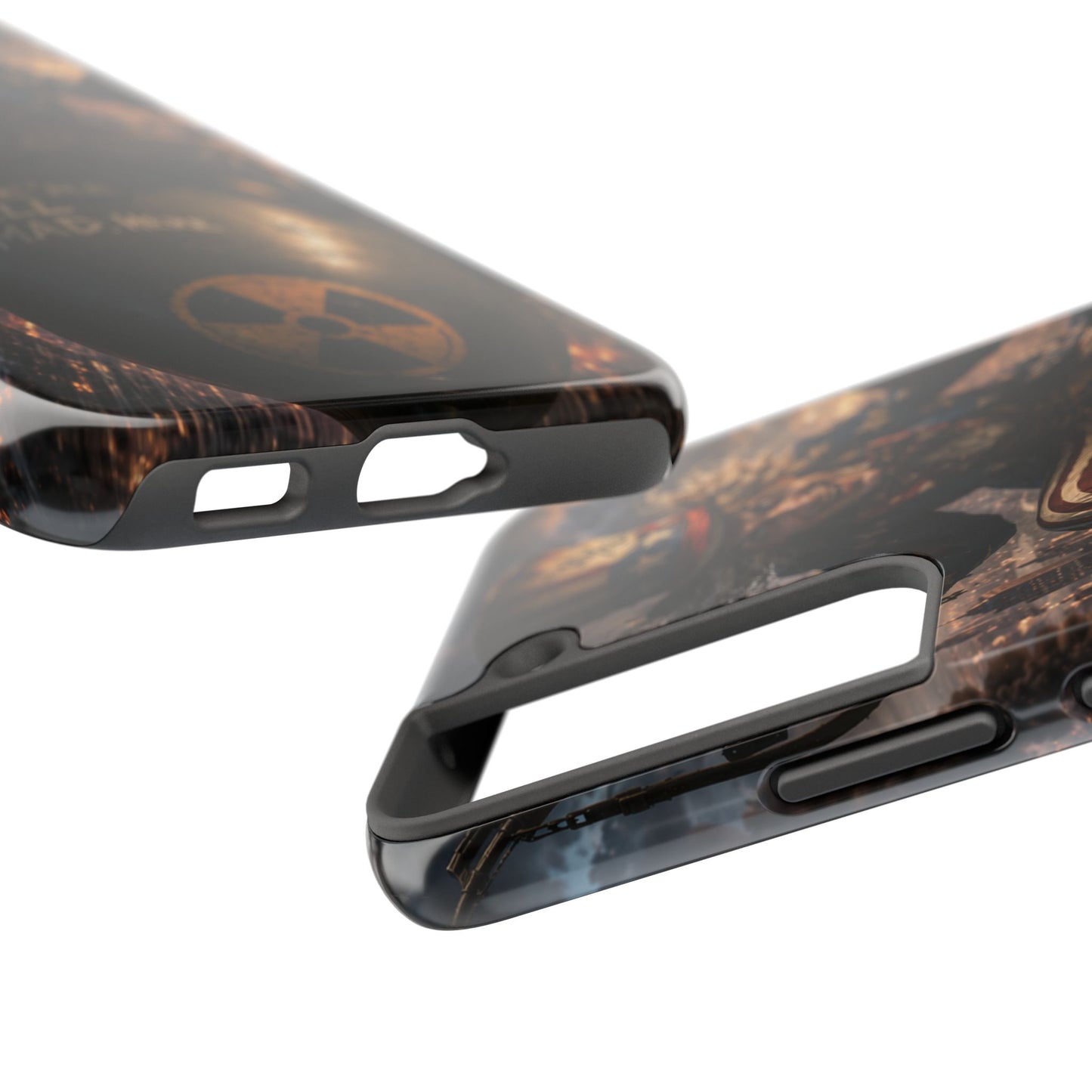 Tough Phone Case — Dark Uncle Sam 'We're All Mad Here' Nuclear Bomb Design