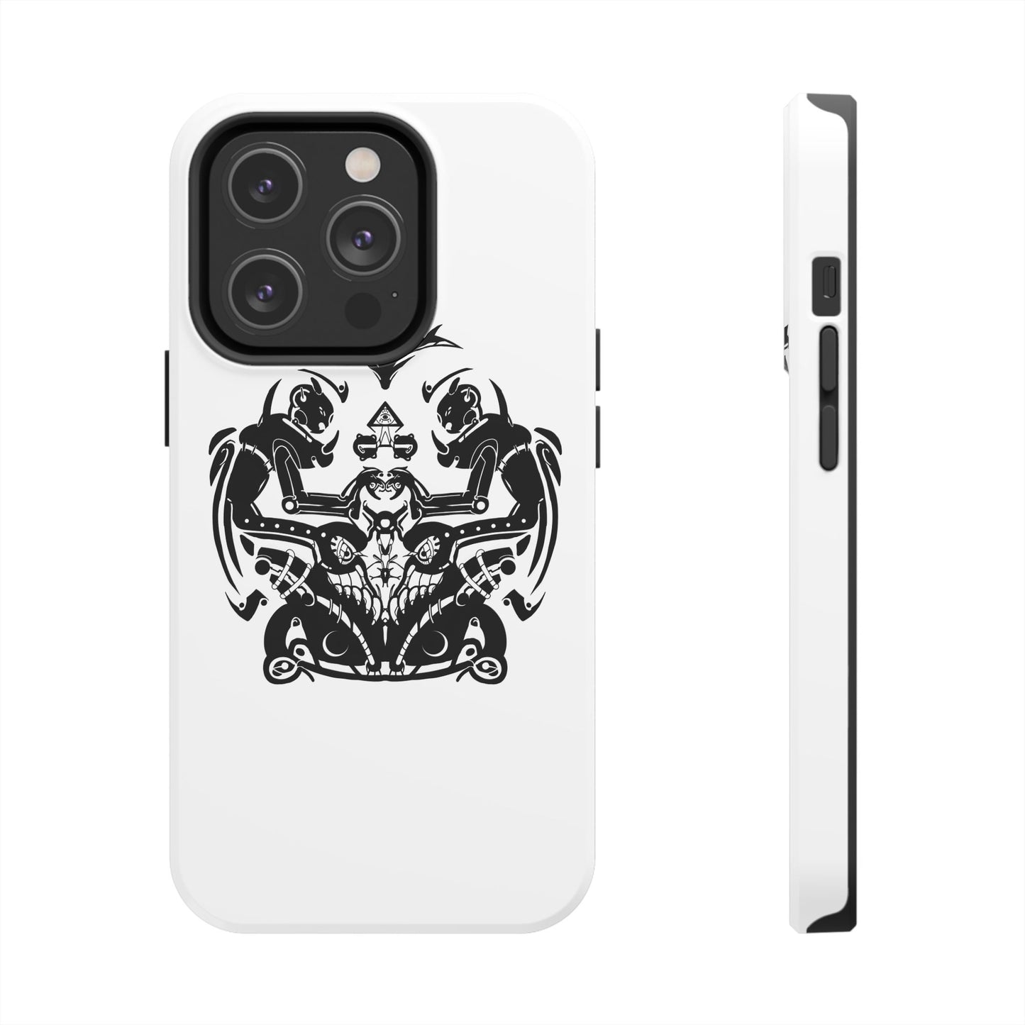 Viking Knotwork Tough Phone Case — Norse Warrior Tribal Design