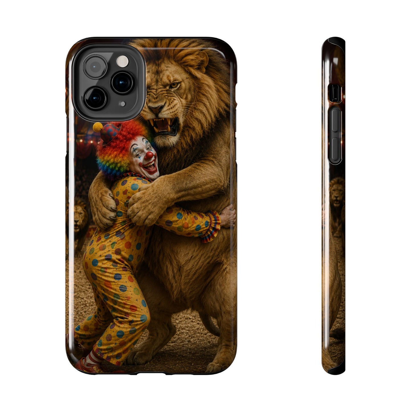 Phone Case — Lion Embrace Clown Tough Protective Case