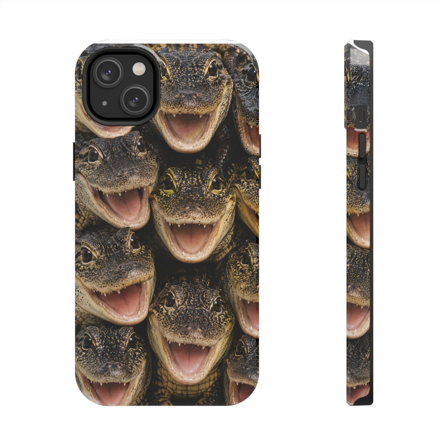 Alligator Smile Tough Phone Case — Funny Gator Print Protective Phone Cover