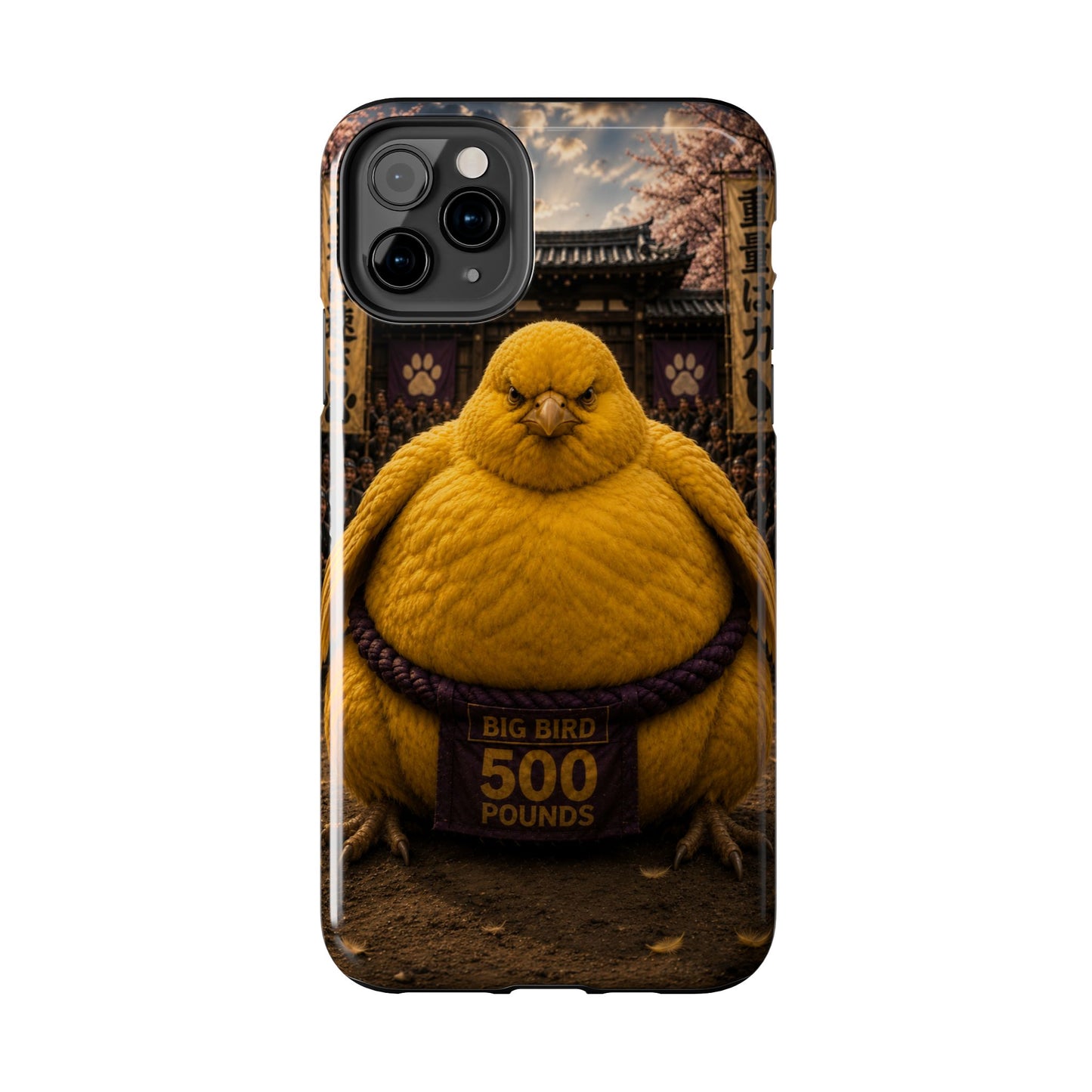 Big Bird Tough Phone Case - 500 Pounds Chubby Bird Protective Cover