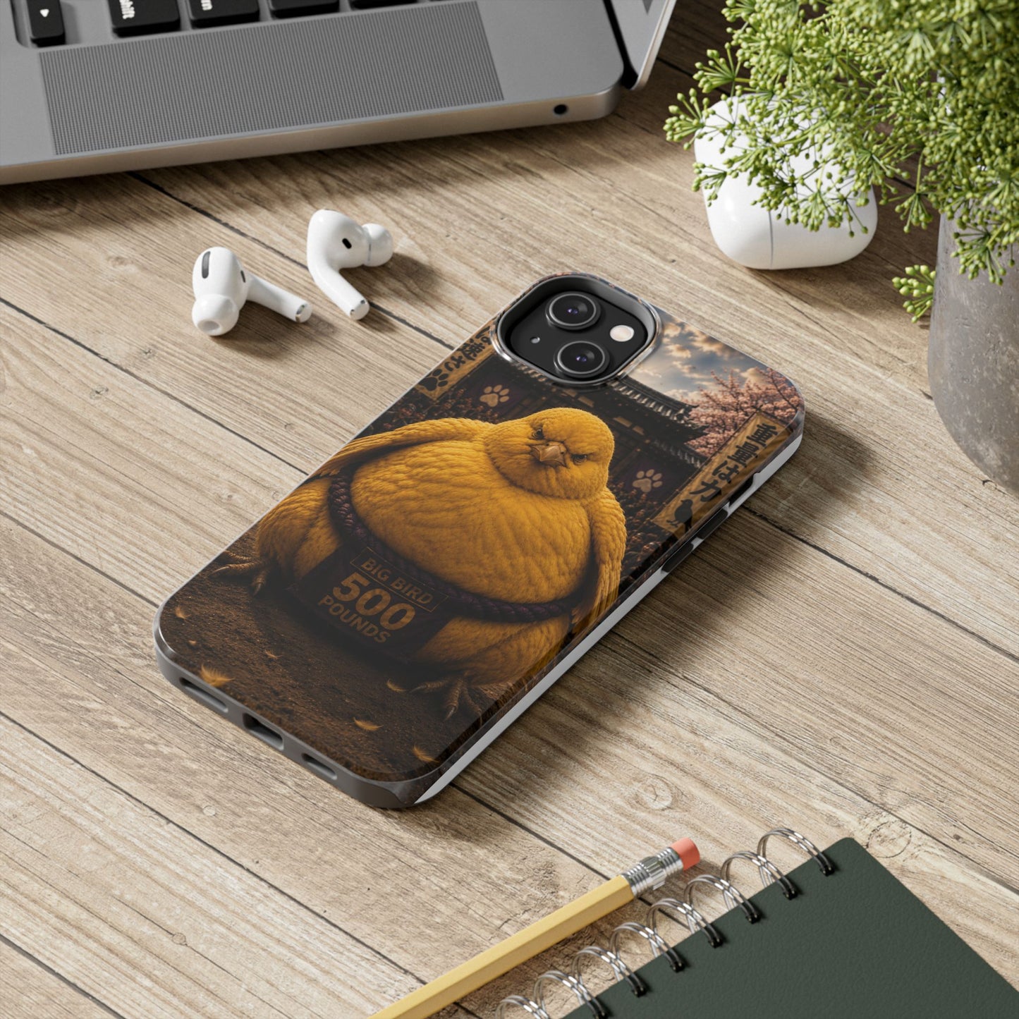 Big Bird Tough Phone Case - 500 Pounds Chubby Bird Protective Cover