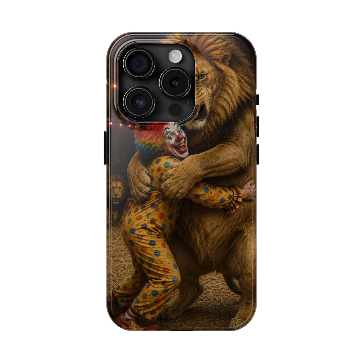 Phone Case — Lion Embrace Clown Tough Protective Case