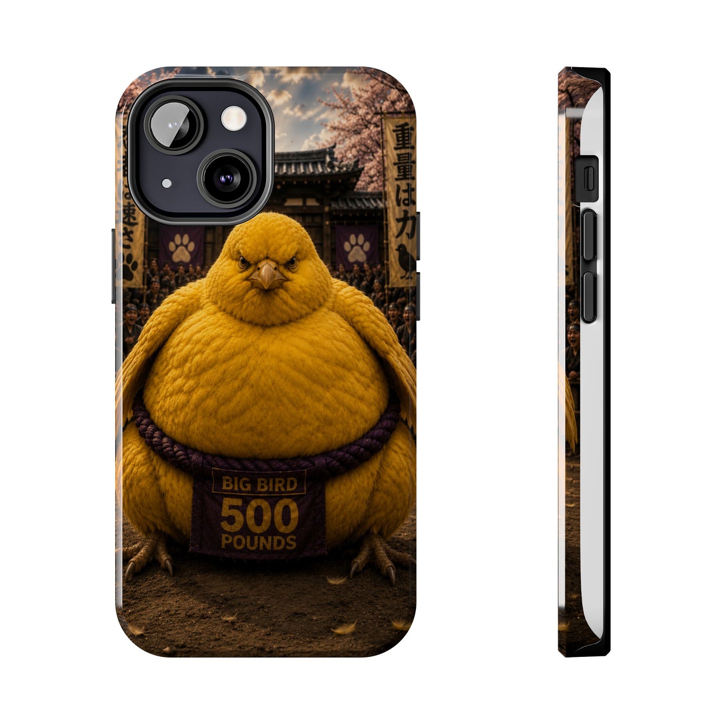 Big Bird Tough Phone Case - 500 Pounds Chubby Bird Protective Cover