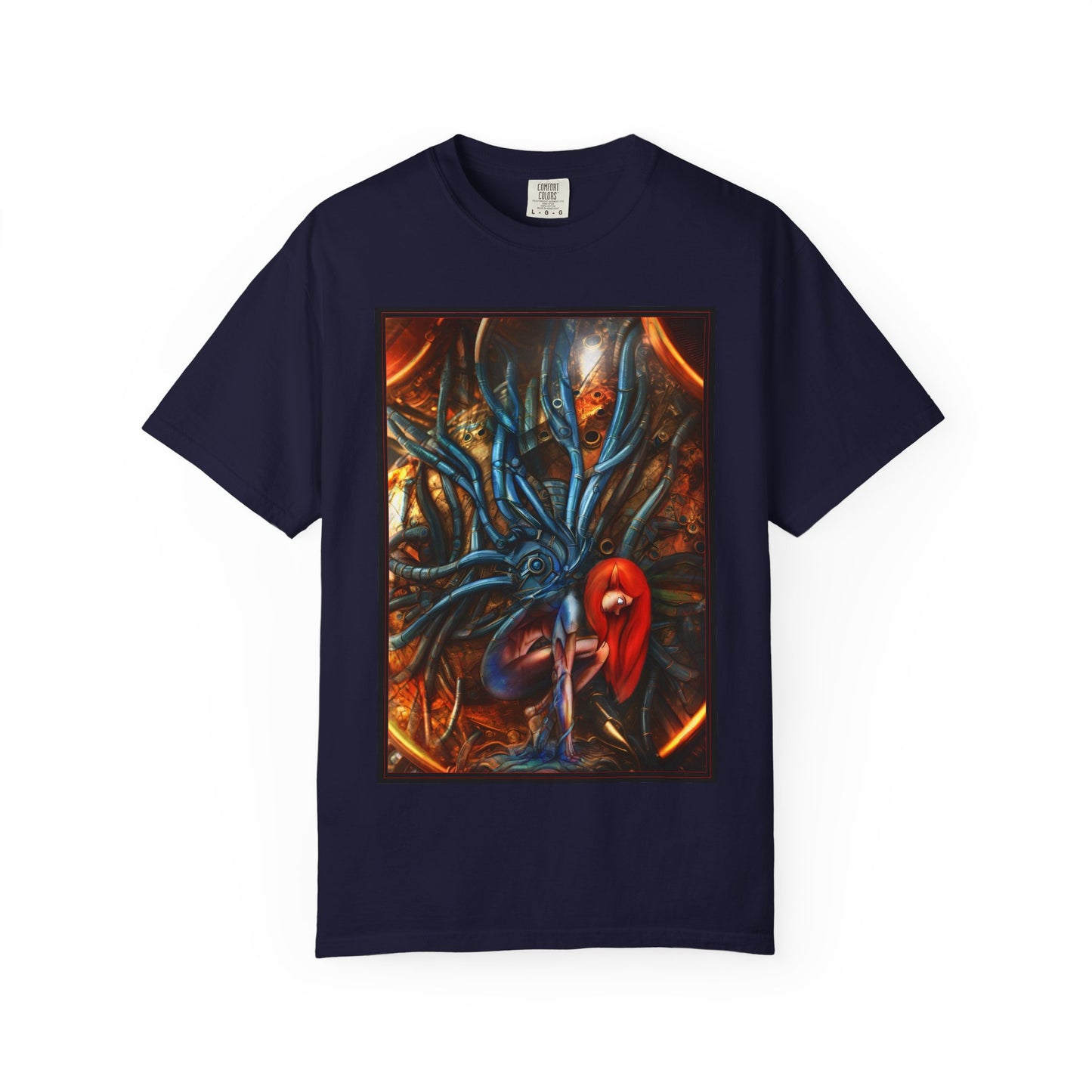Horror Octopus Art T-Shirt — Surreal Cthulhu-Inspired Graphic Tee