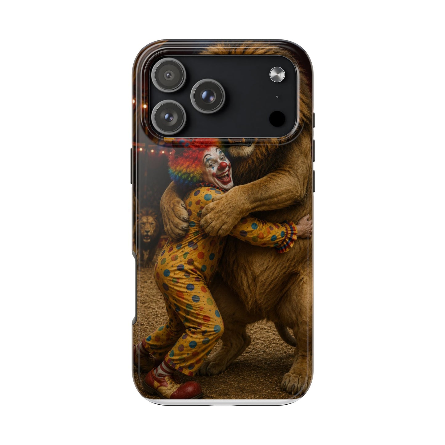 Phone Case — Lion Embrace Clown Tough Protective Case