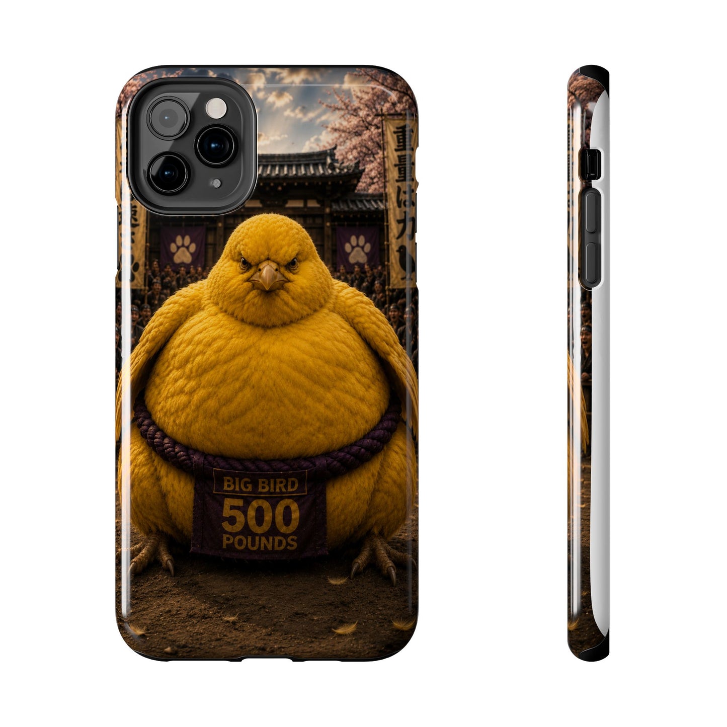 Big Bird Tough Phone Case - 500 Pounds Chubby Bird Protective Cover