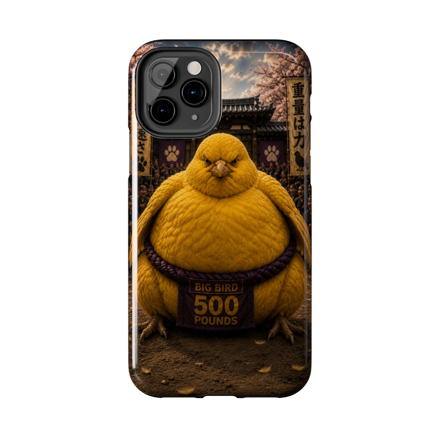 Big Bird Tough Phone Case - 500 Pounds Chubby Bird Protective Cover