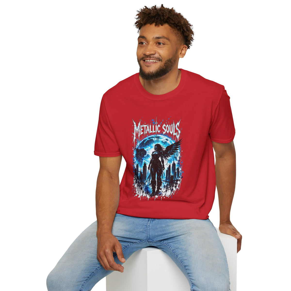 Mystical Blue Raven Forest T-Shirt