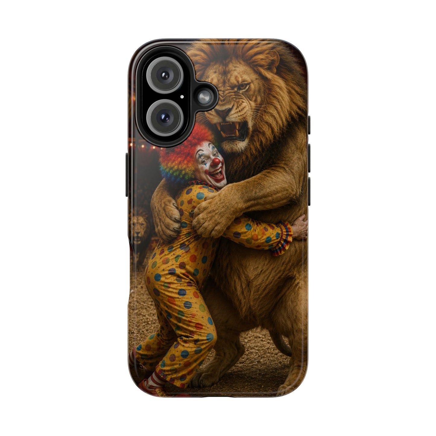 Phone Case — Lion Embrace Clown Tough Protective Case