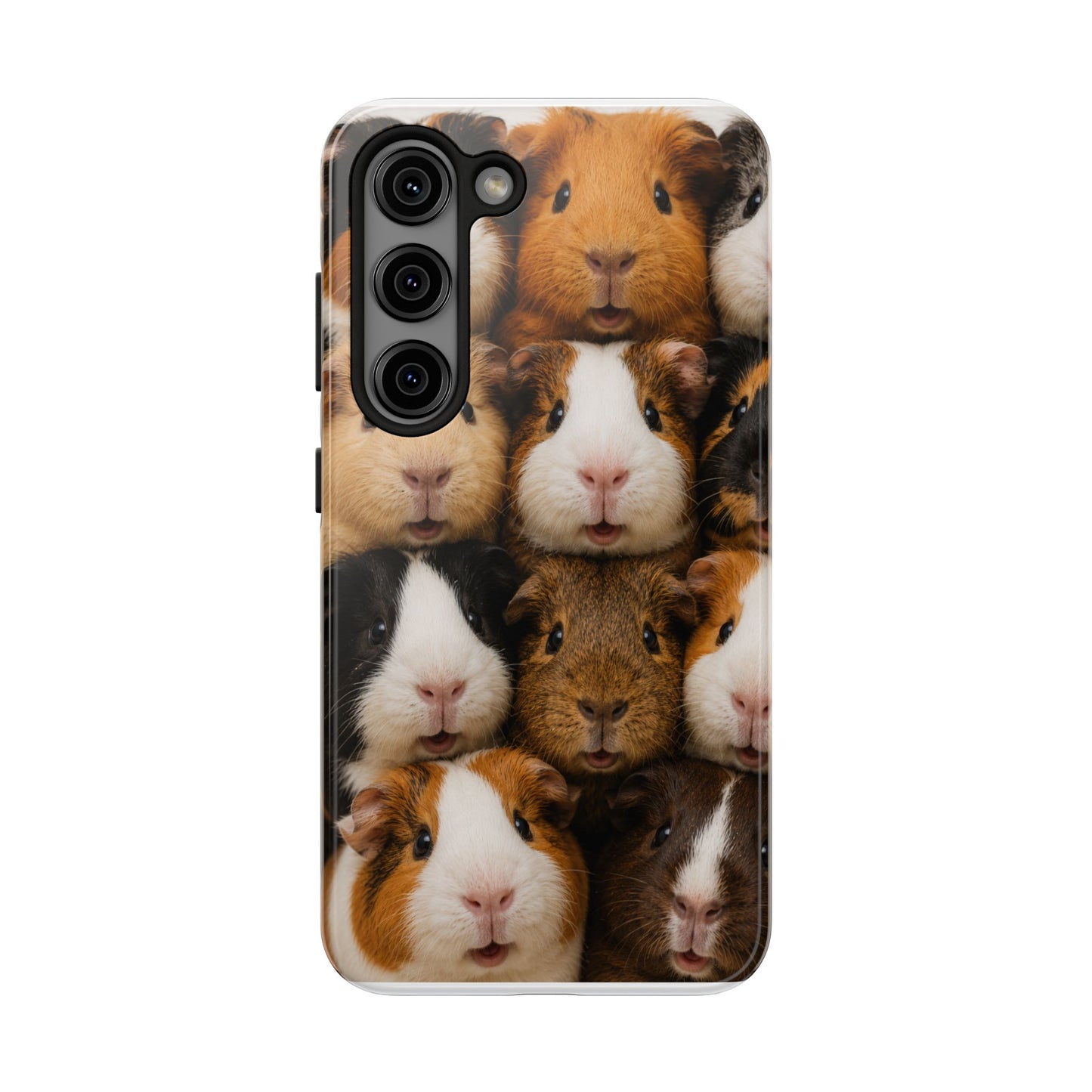 Guinea Pig Collage Tough Phone Case — Cute Small Pet Protective Phone Cover