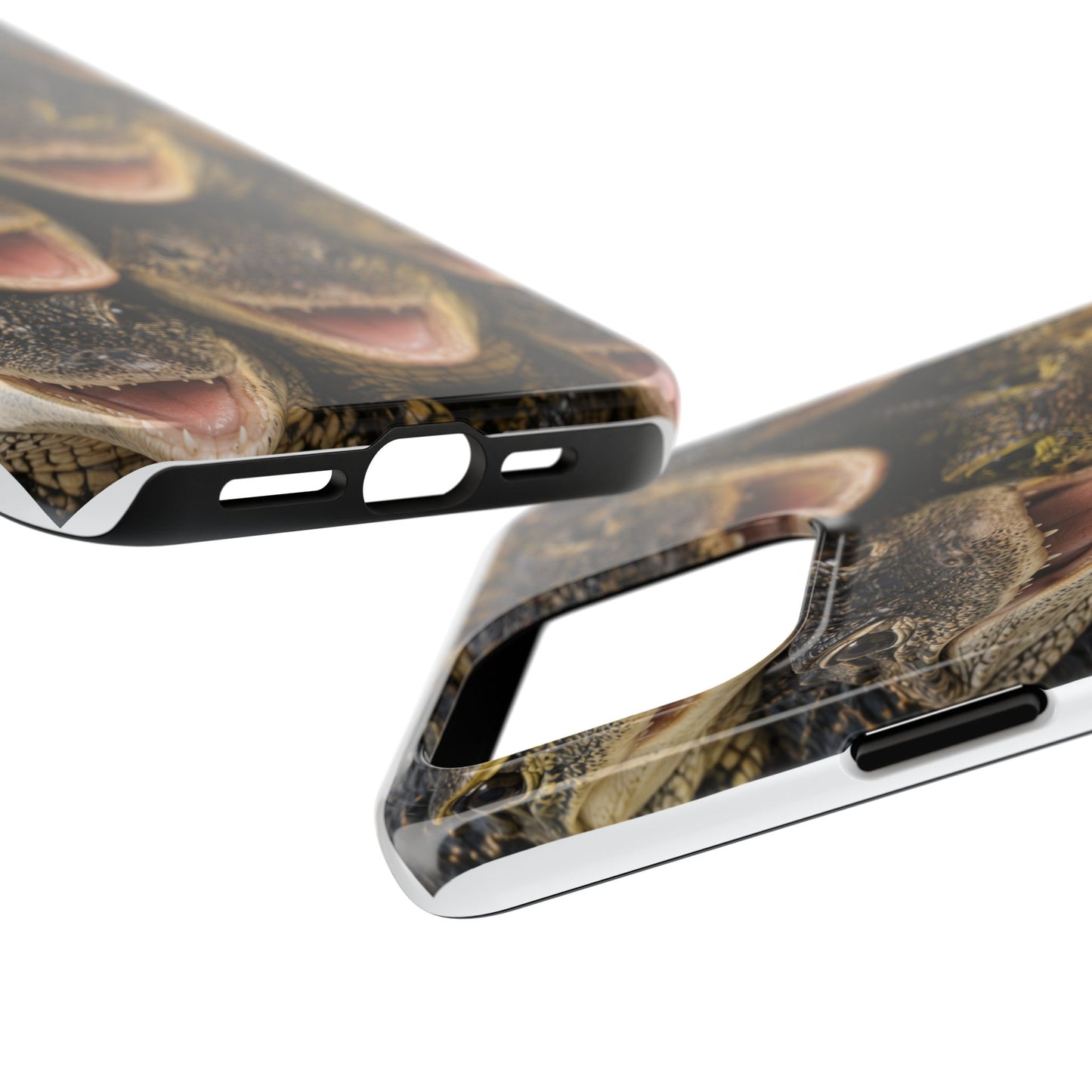 Alligator Smile Tough Phone Case — Funny Gator Print Protective Phone Cover