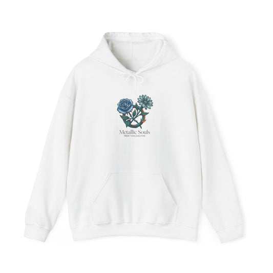 Birth Flower Bouquet Hoodie | personalized botanical, watercolor line art