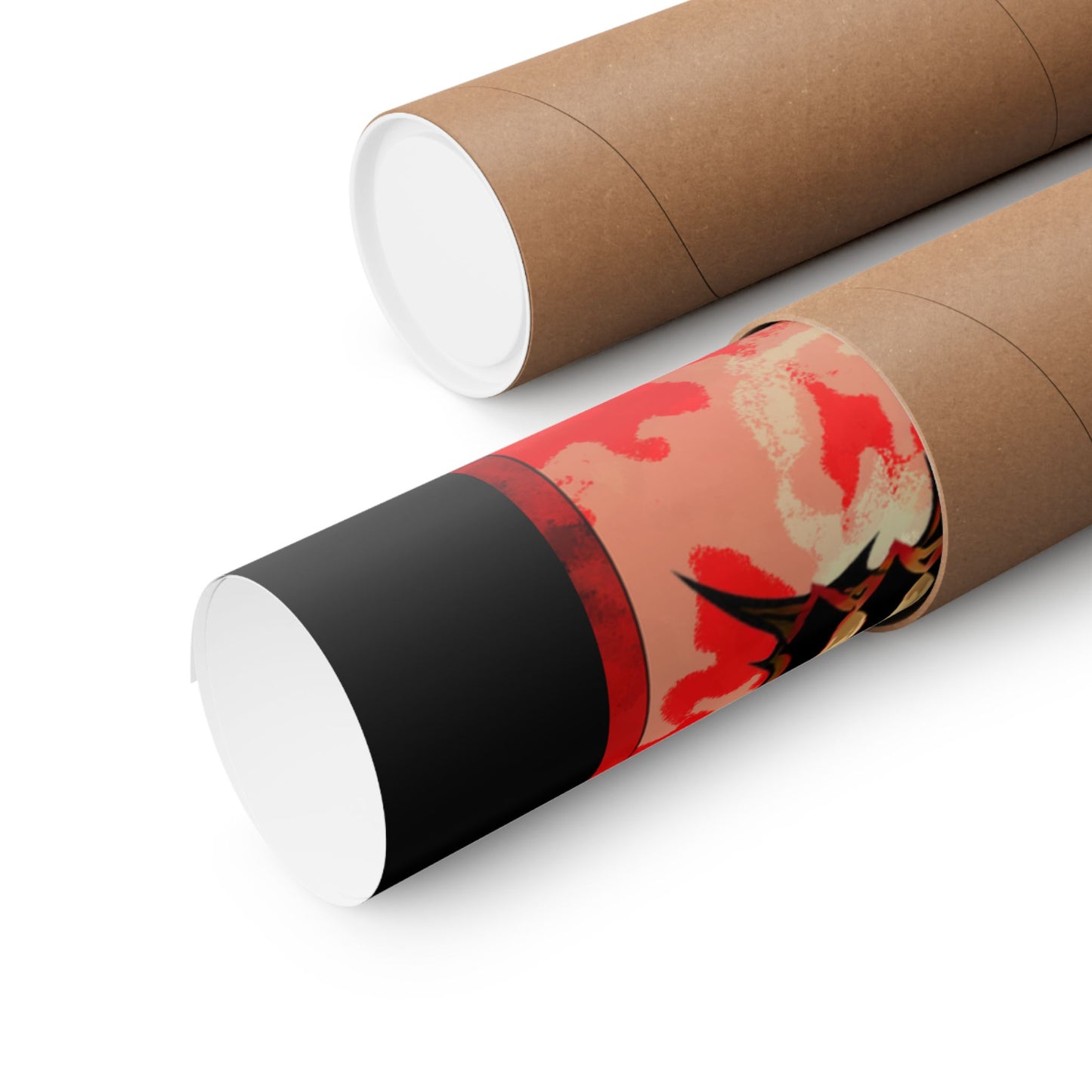 Samurai Wrath Poster — 'Wrath of the Ronin' Matte Vertical Art Print