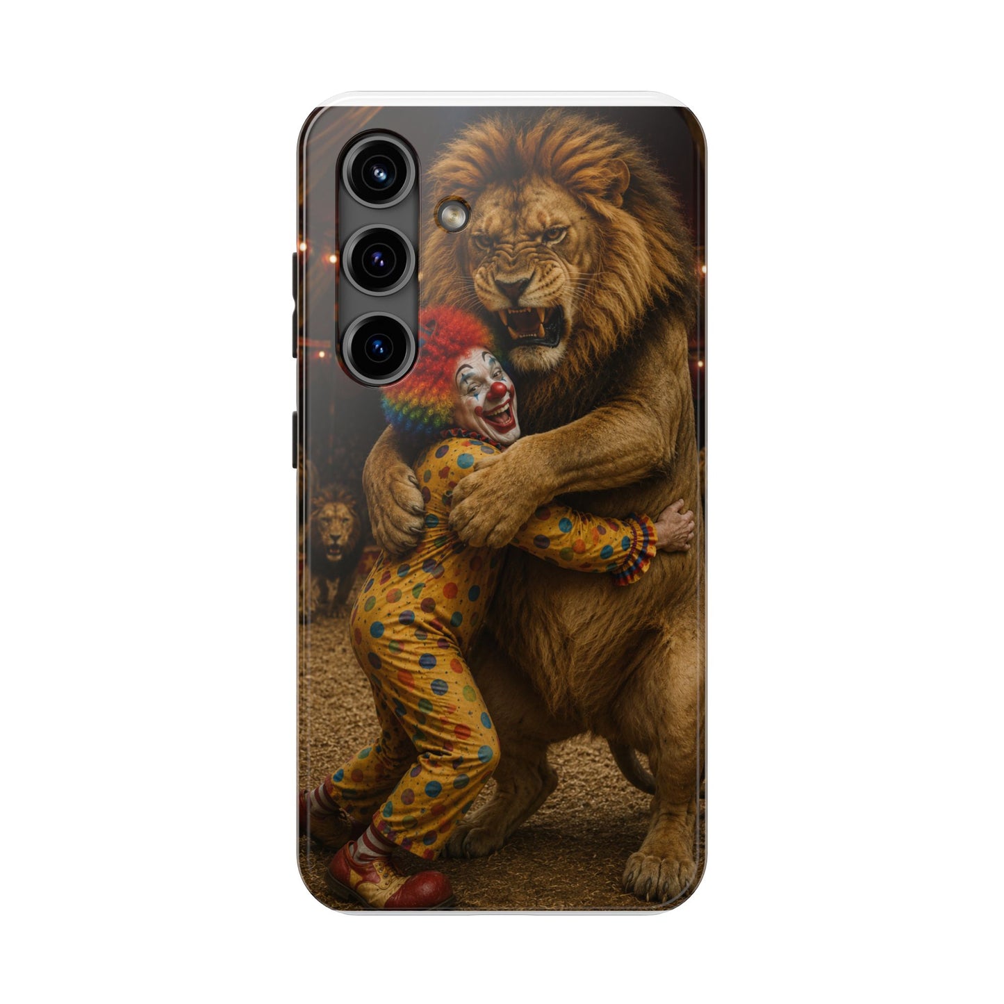 Phone Case — Lion Embrace Clown Tough Protective Case