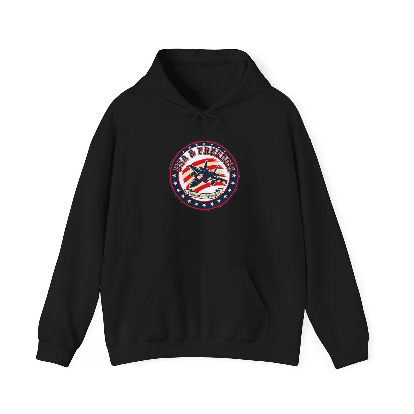 Faith & Freedom Patriotic Hoodie | vintage Americana, July 4th