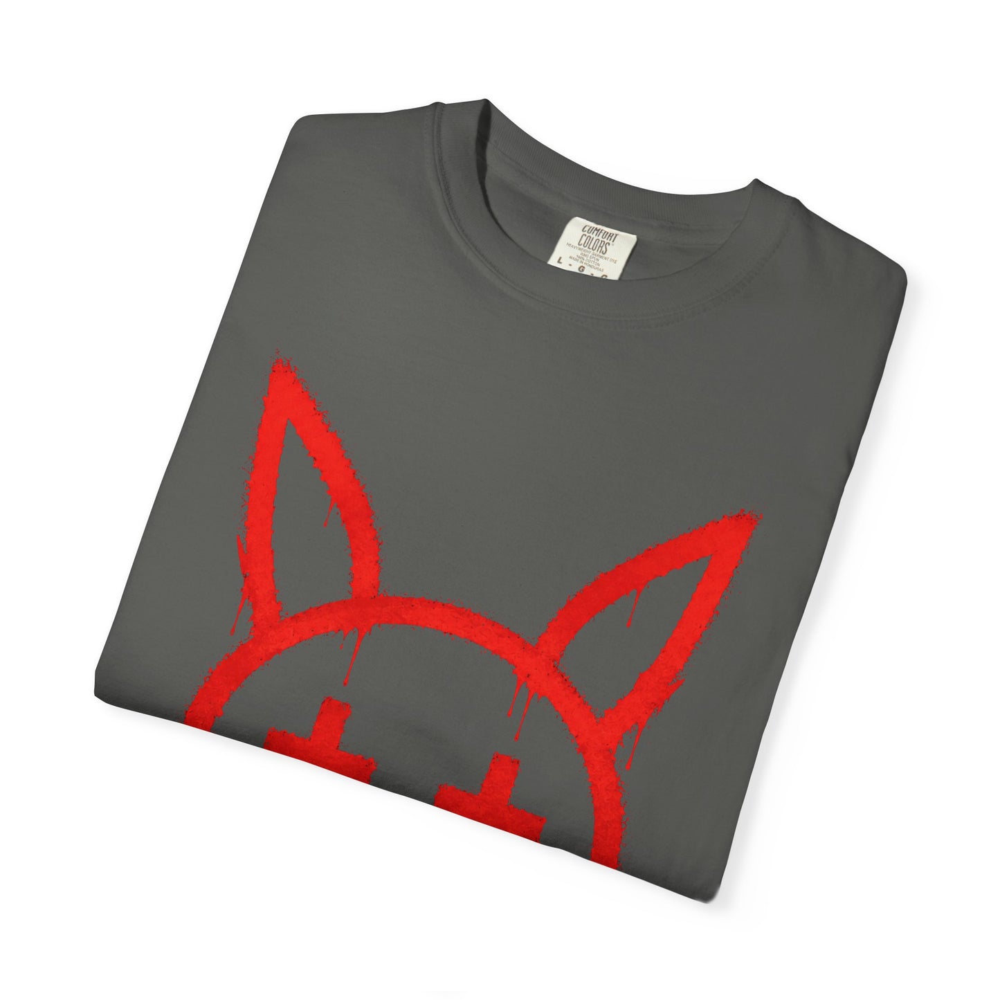 Metallic Souls Graffiti Bunny Heavyweight Streetwear T-Shirt