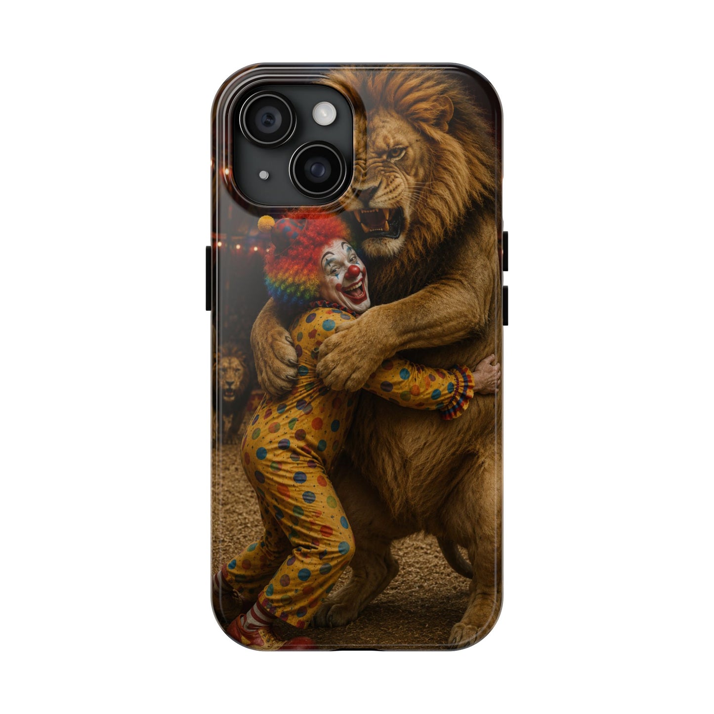 Phone Case — Lion Embrace Clown Tough Protective Case