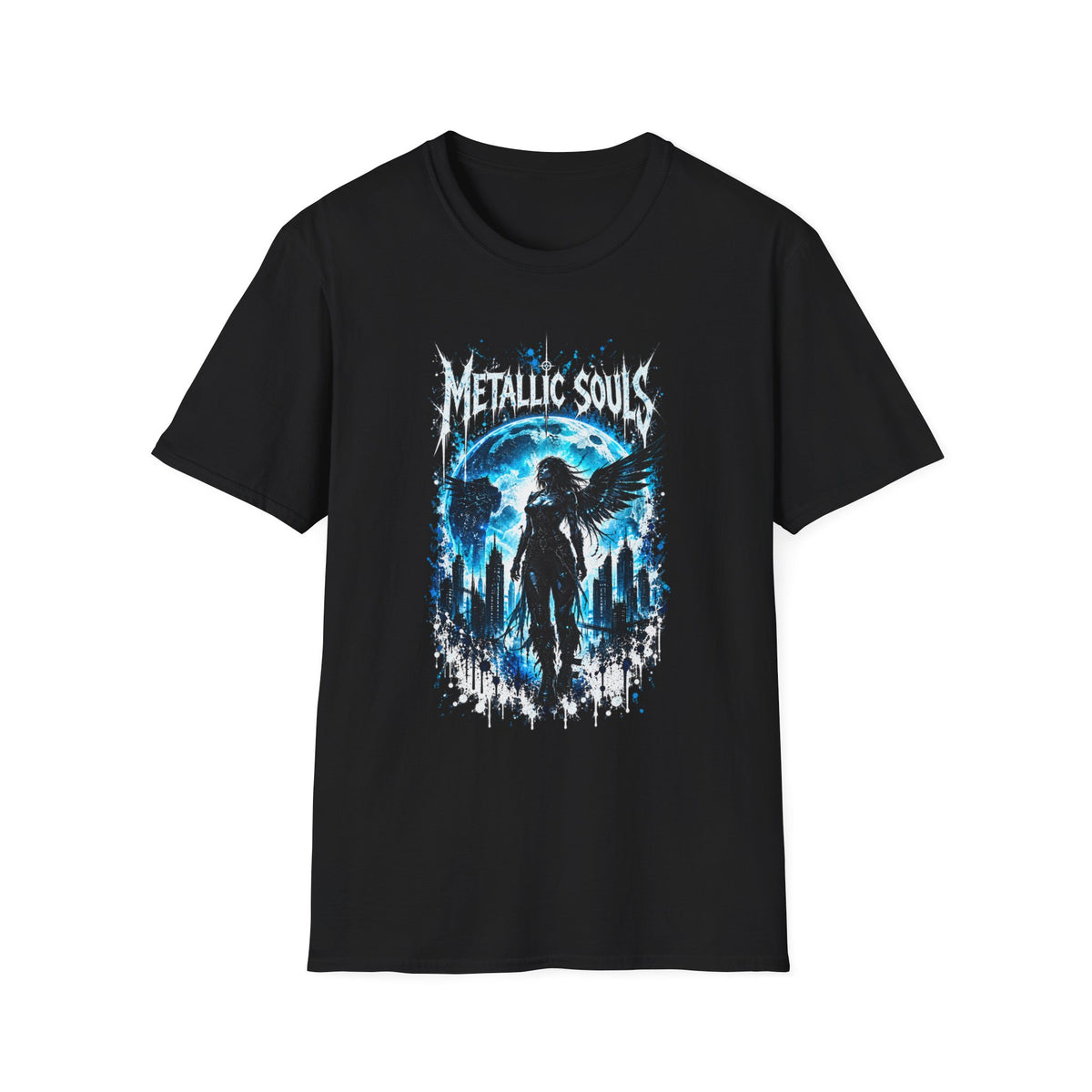 Mystical Blue Raven Forest T-Shirt