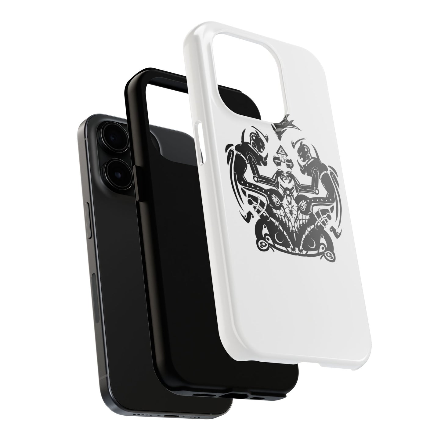 Viking Knotwork Tough Phone Case — Norse Warrior Tribal Design