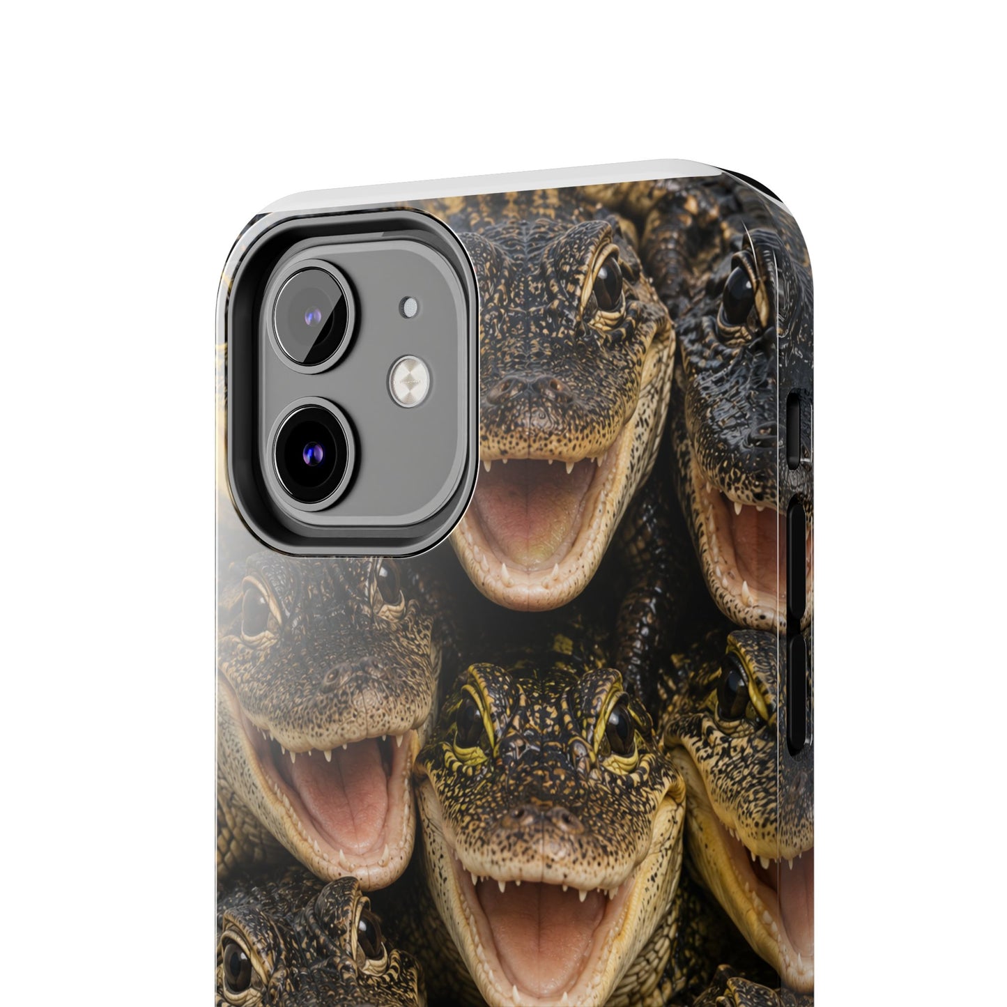 Alligator Smile Tough Phone Case — Funny Gator Print Protective Phone Cover