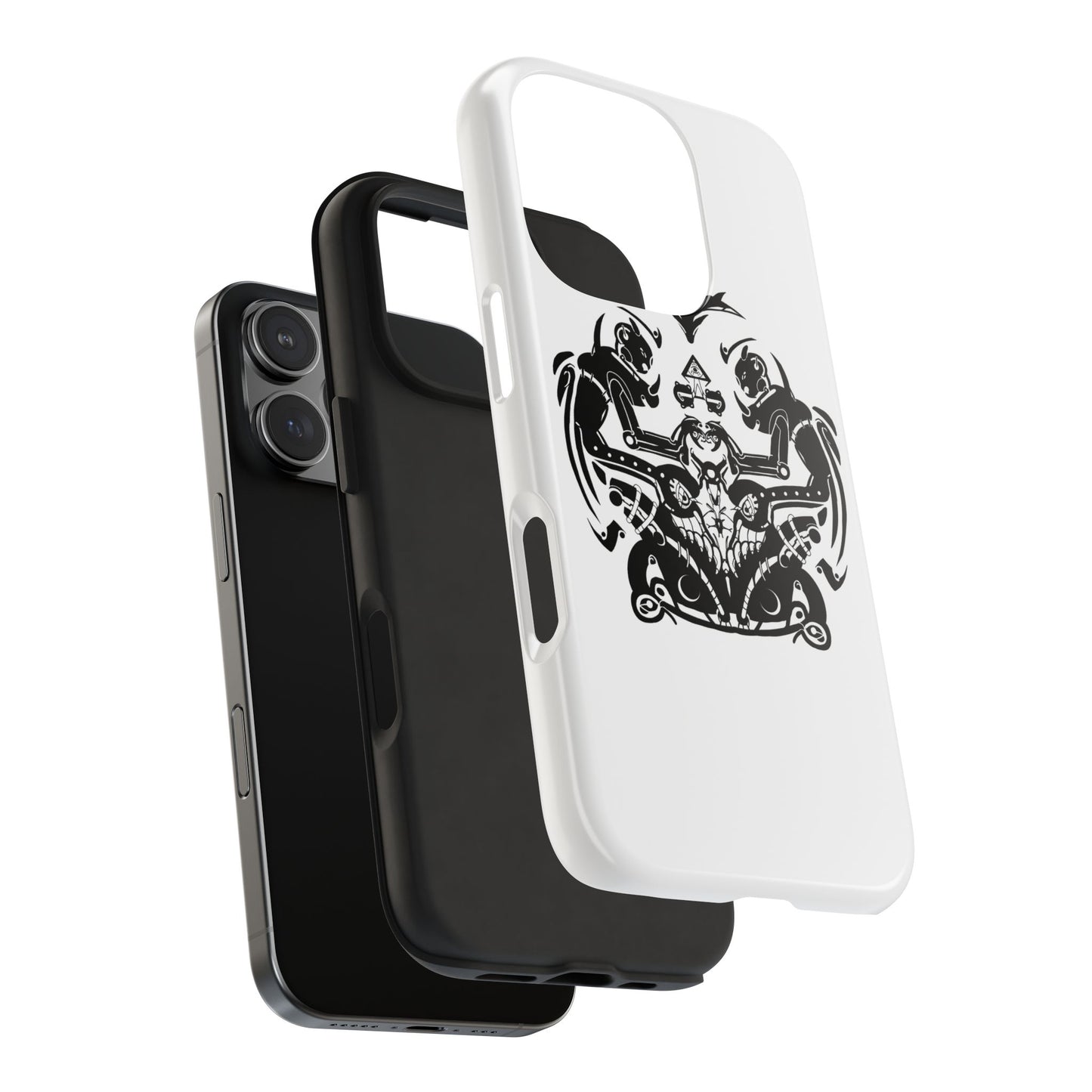 Viking Knotwork Tough Phone Case — Norse Warrior Tribal Design