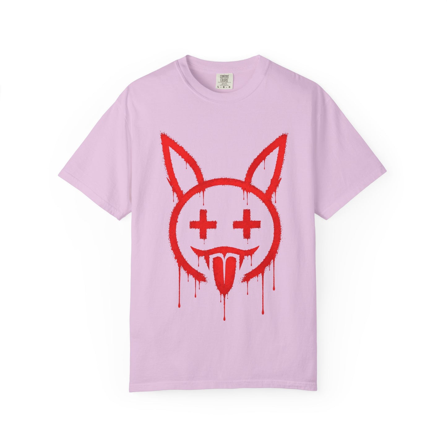 Metallic Souls Graffiti Bunny Heavyweight Streetwear T-Shirt