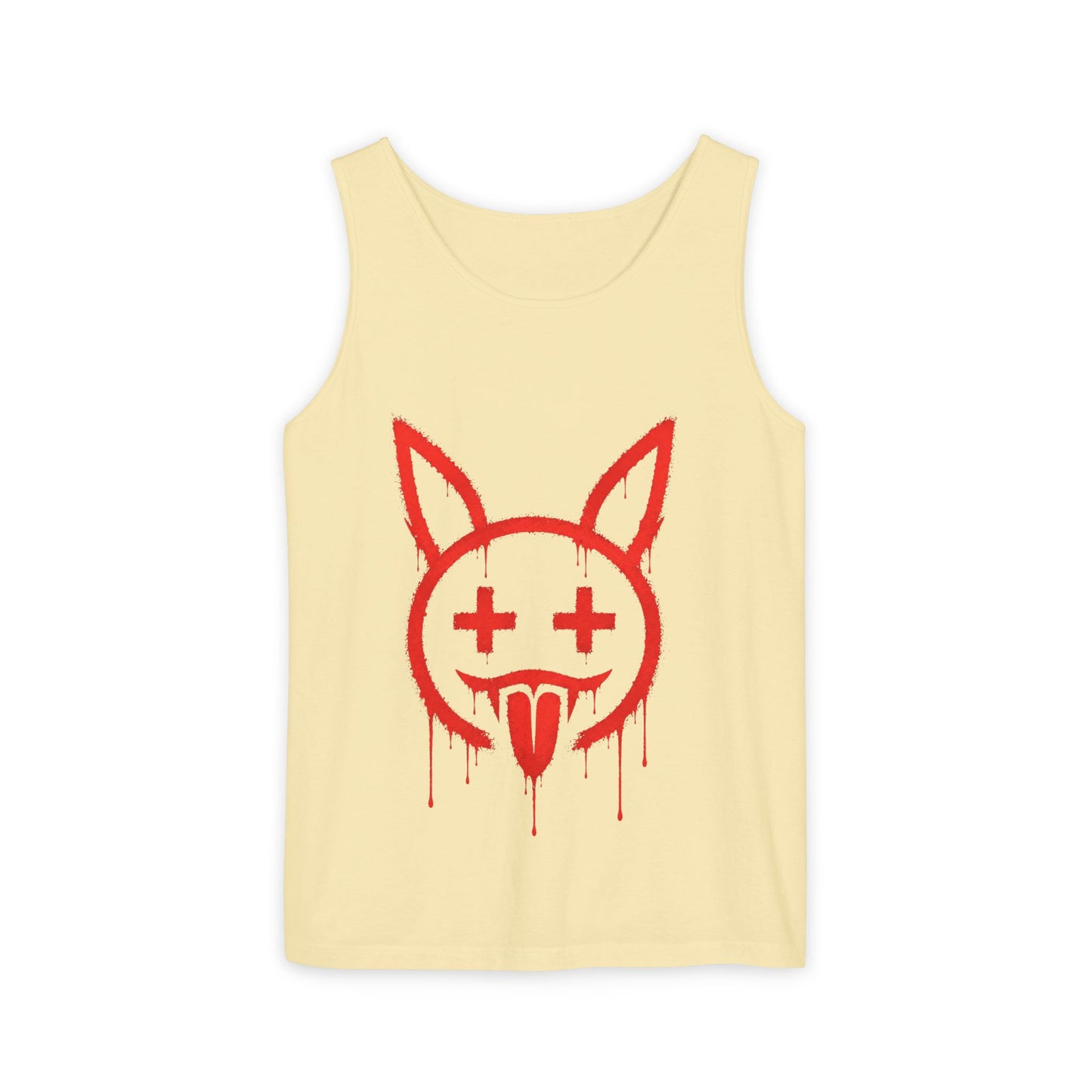 Metallic Souls Graffiti Bunny Streetwear Graphic T-Shirt
