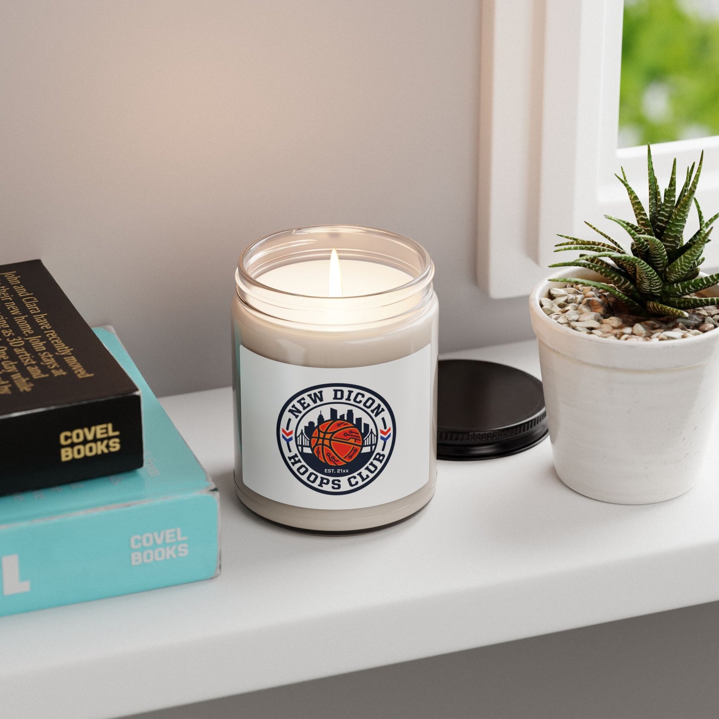 City Hoops Club Soy Candle, varsity basketball, collegiate streetwear