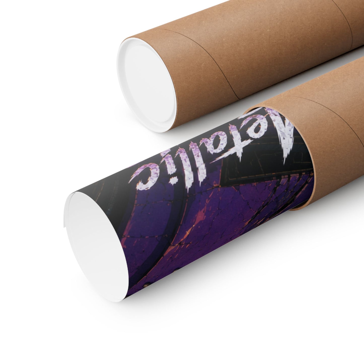 Metallic Souls Anime Poster — "Metallic Souls" Matte Vertical Art Print