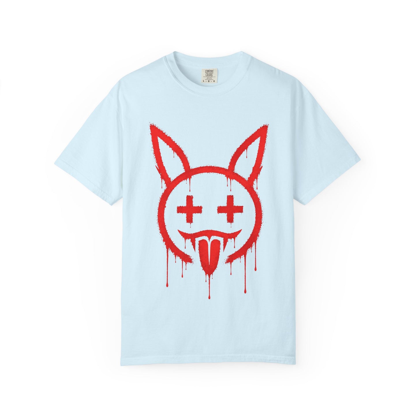 Metallic Souls Graffiti Bunny Heavyweight Streetwear T-Shirt