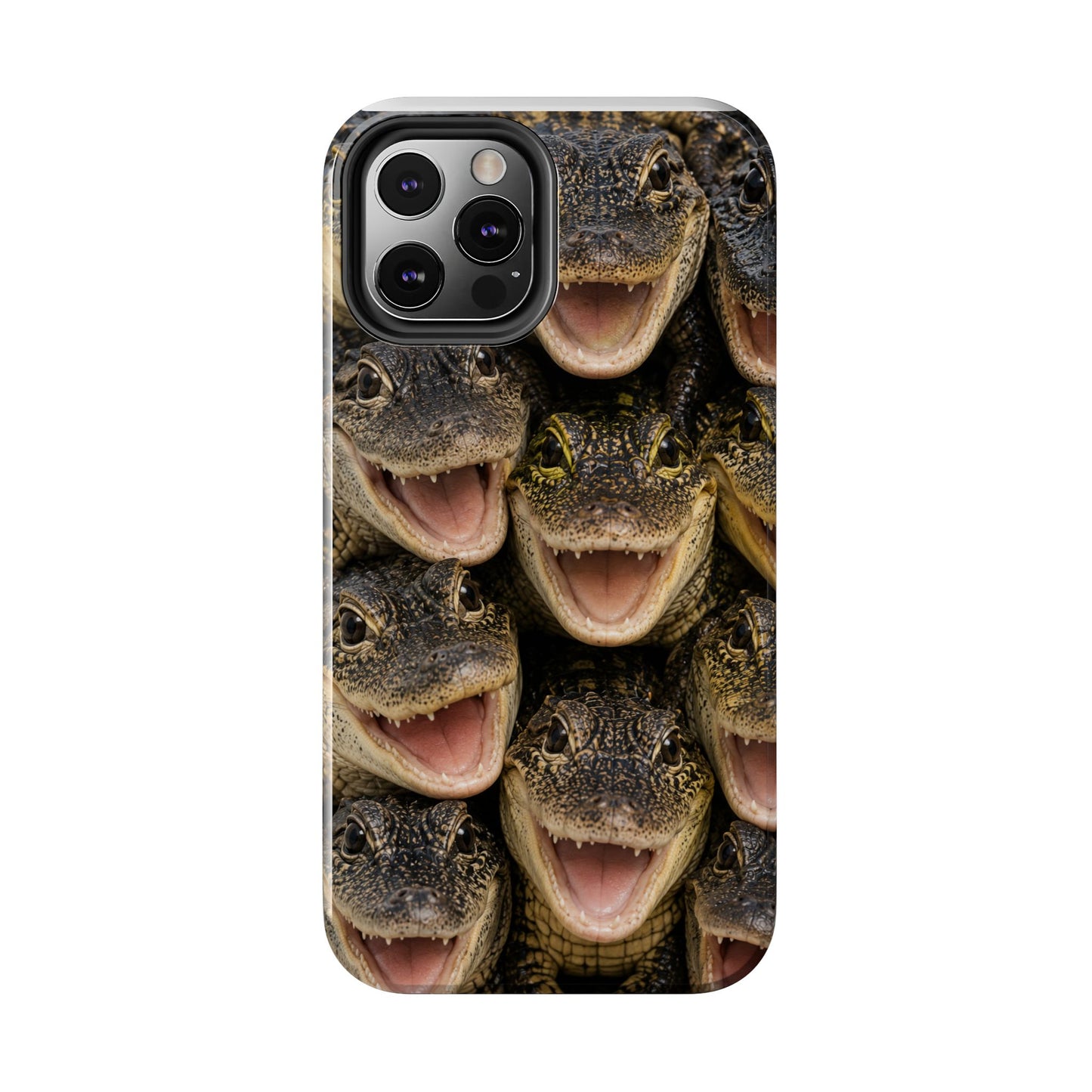 Alligator Smile Tough Phone Case — Funny Gator Print Protective Phone Cover