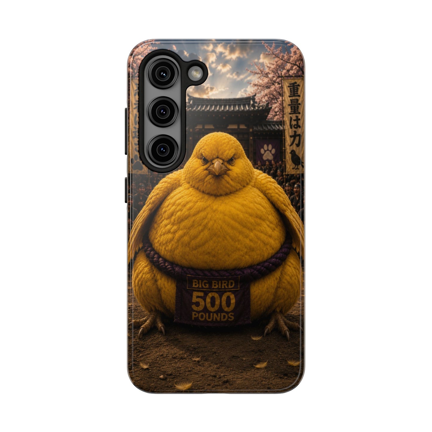 Big Bird Tough Phone Case - 500 Pounds Chubby Bird Protective Cover