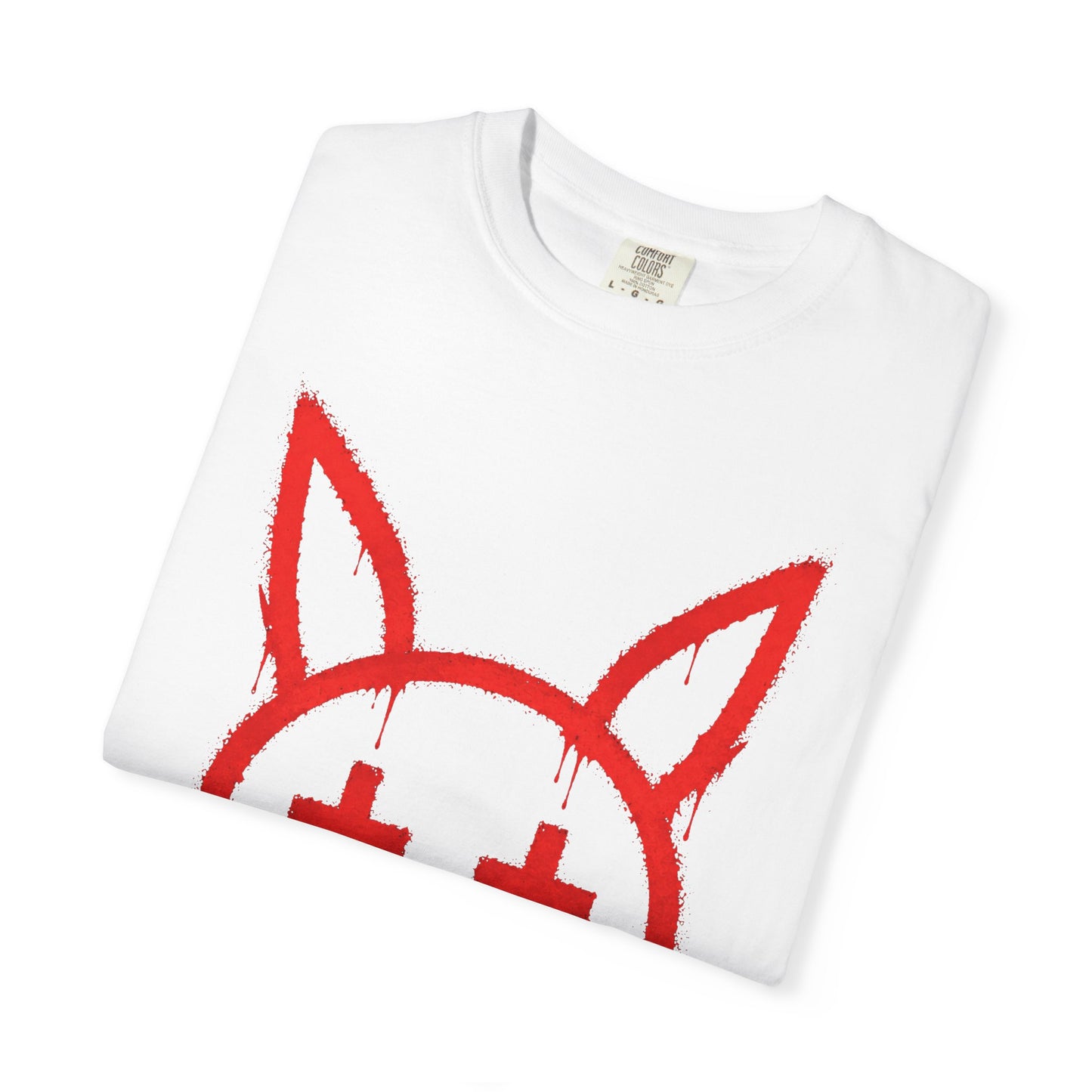 Metallic Souls Graffiti Bunny Heavyweight Streetwear T-Shirt