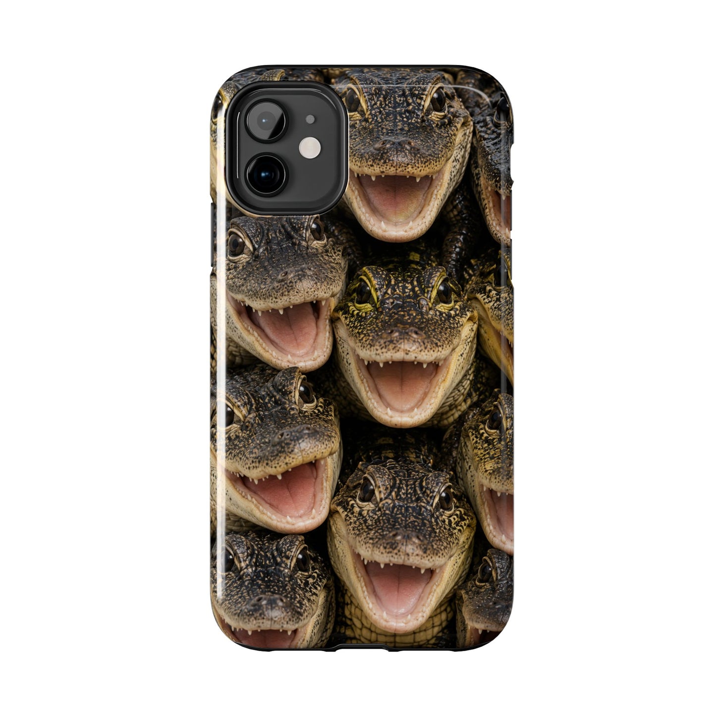 Alligator Smile Tough Phone Case — Funny Gator Print Protective Phone Cover