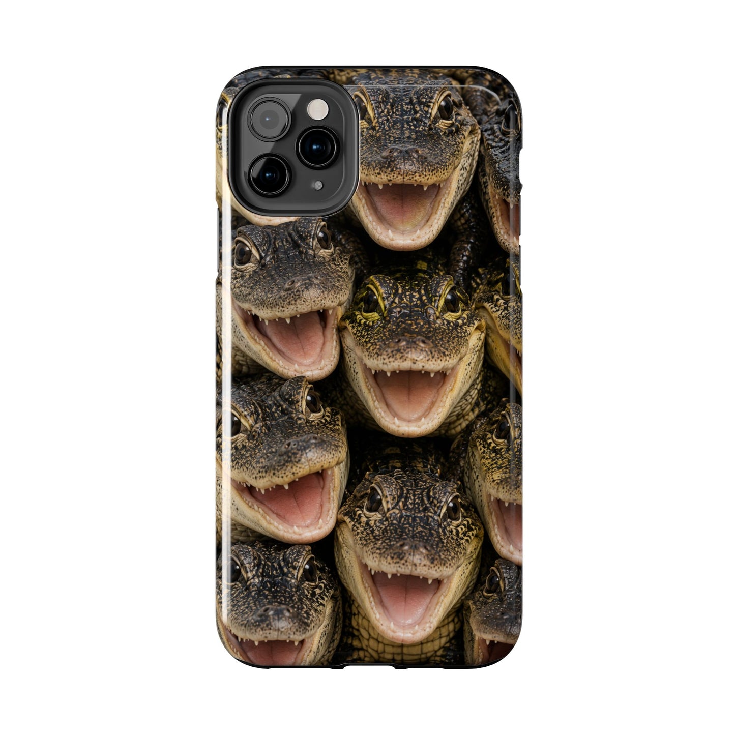 Alligator Smile Tough Phone Case — Funny Gator Print Protective Phone Cover