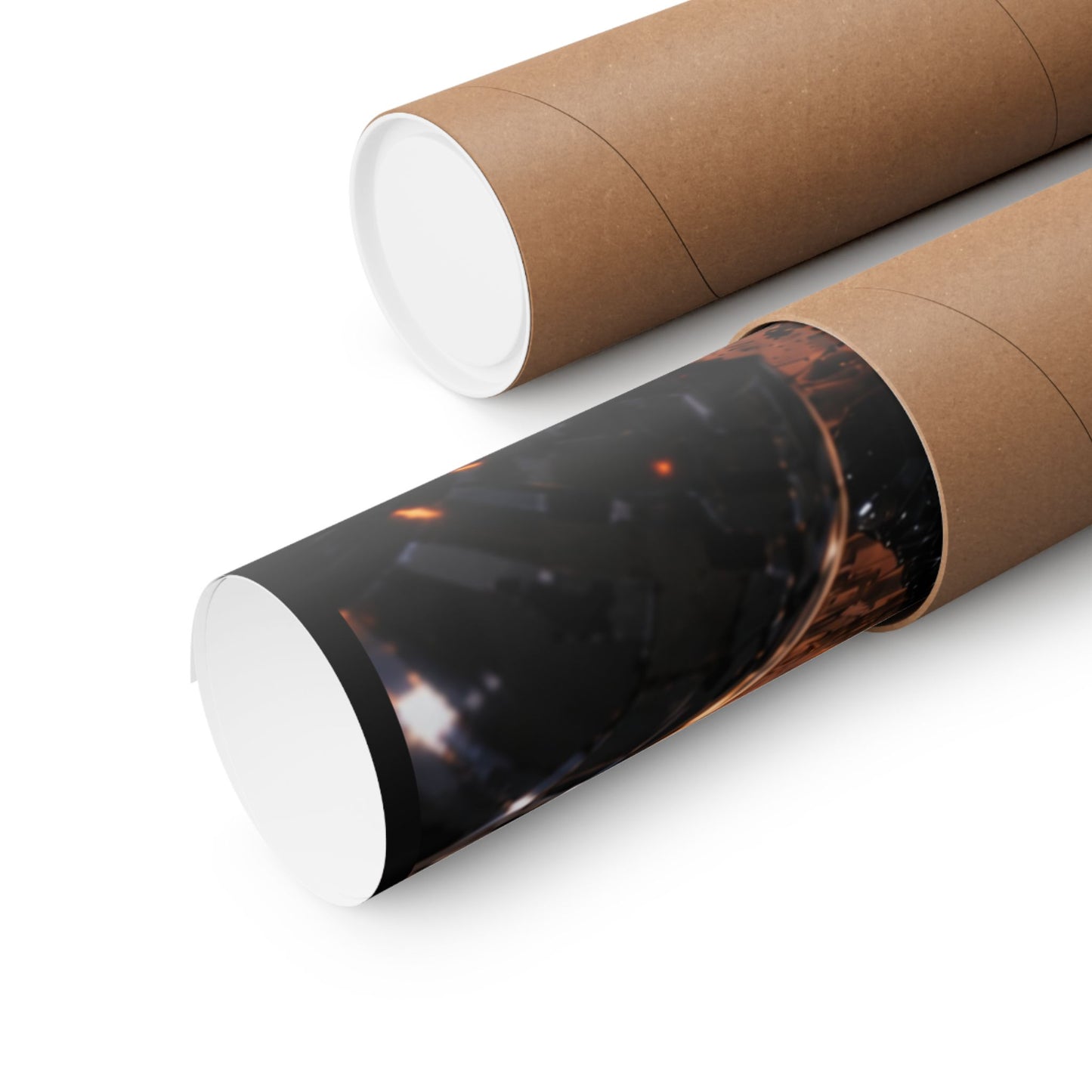 Metallic Souls Poster — Anime Sci‑Fi Action Matte Vertical Print