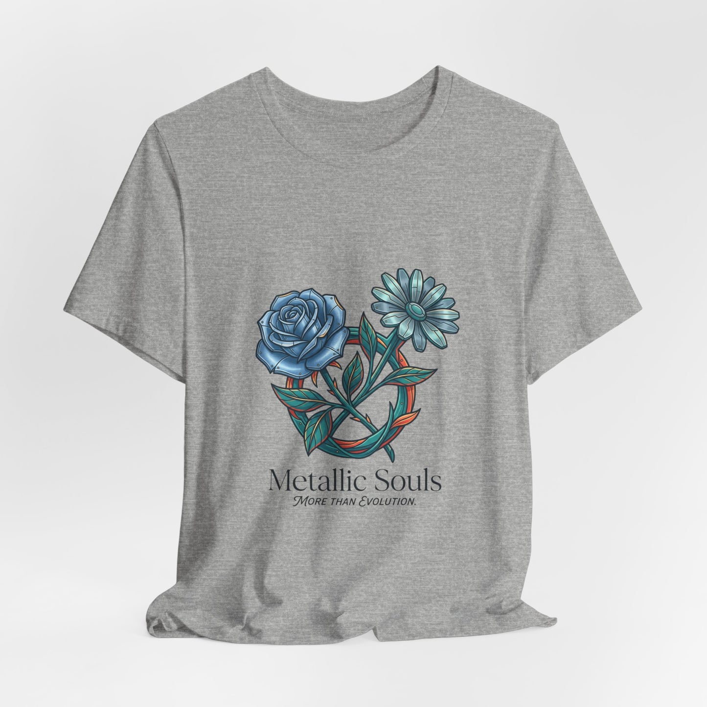 Birth Month Flower Tee | Botanical Watercolor Line Art, Personalized Name
