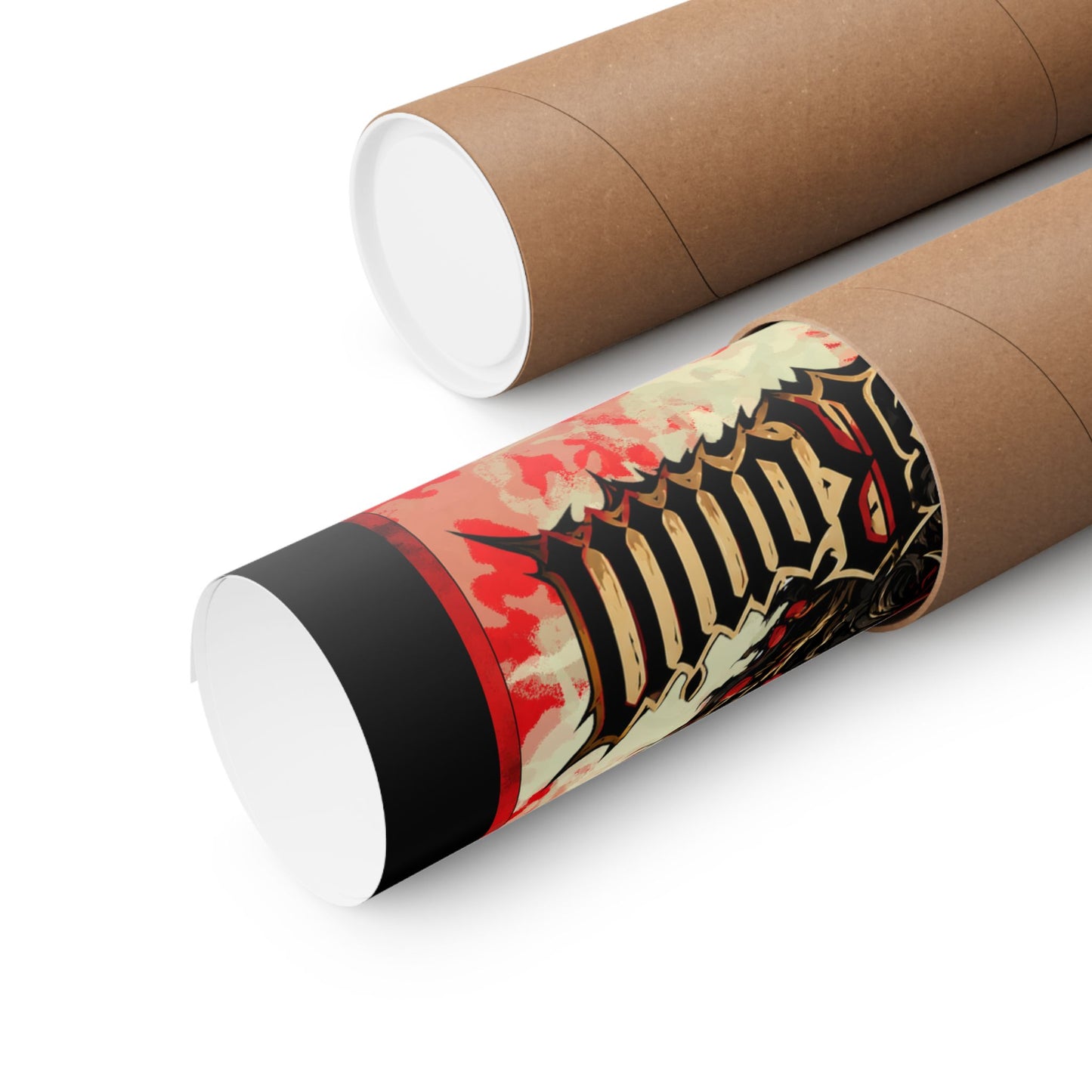 Samurai Wrath Poster — 'Wrath of the Ronin' Matte Vertical Art Print