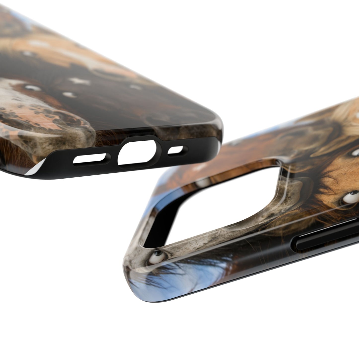 Horse Herd Phone Case — Funny Goofy Horses Tough Protective Cover