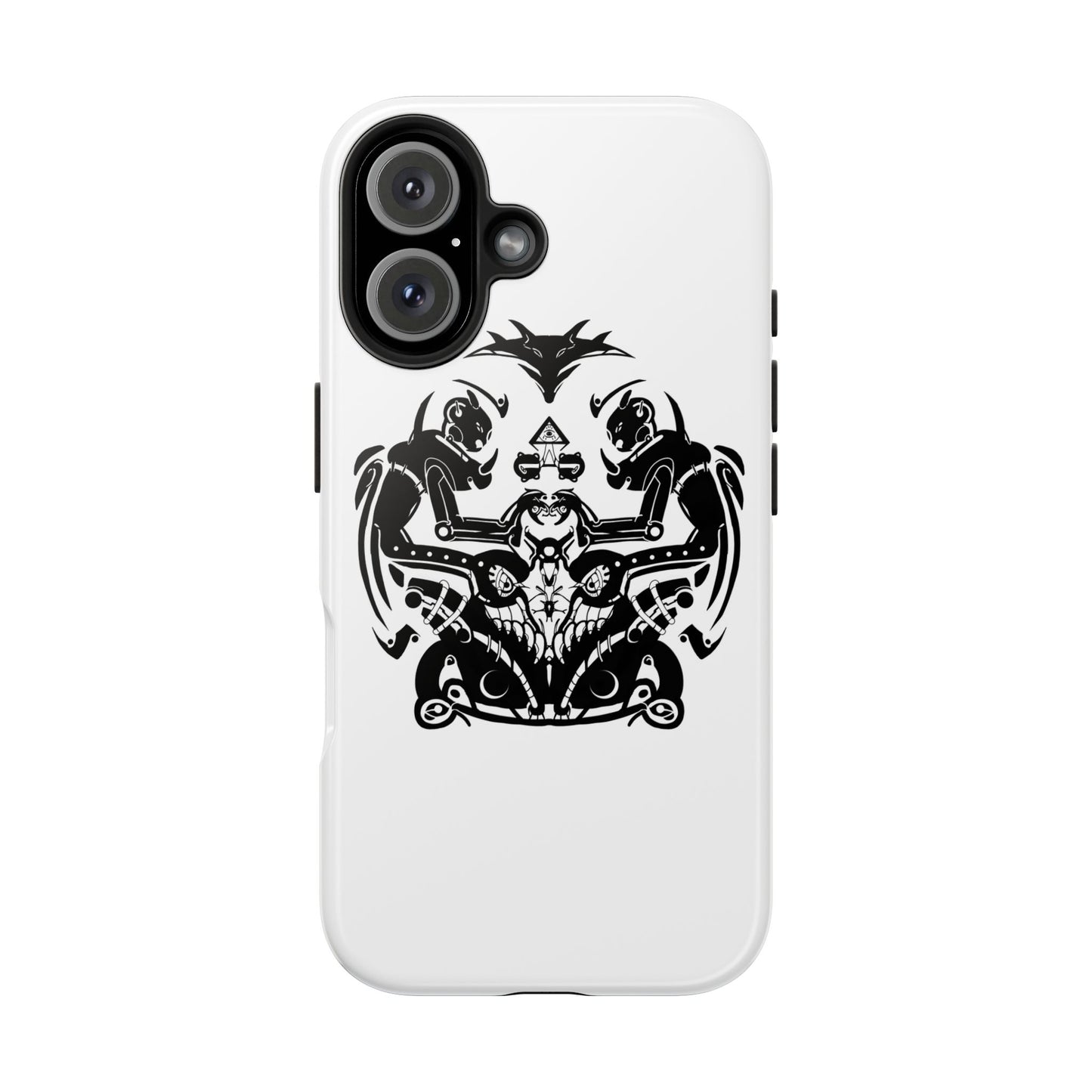 Viking Knotwork Tough Phone Case — Norse Warrior Tribal Design